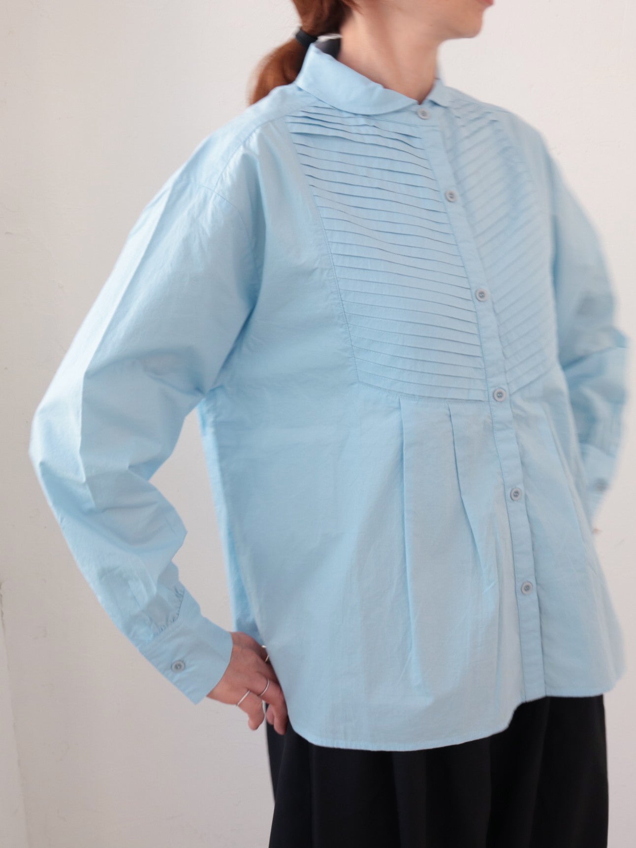 doux bleu ピンタック ブラウス DB-2553-049