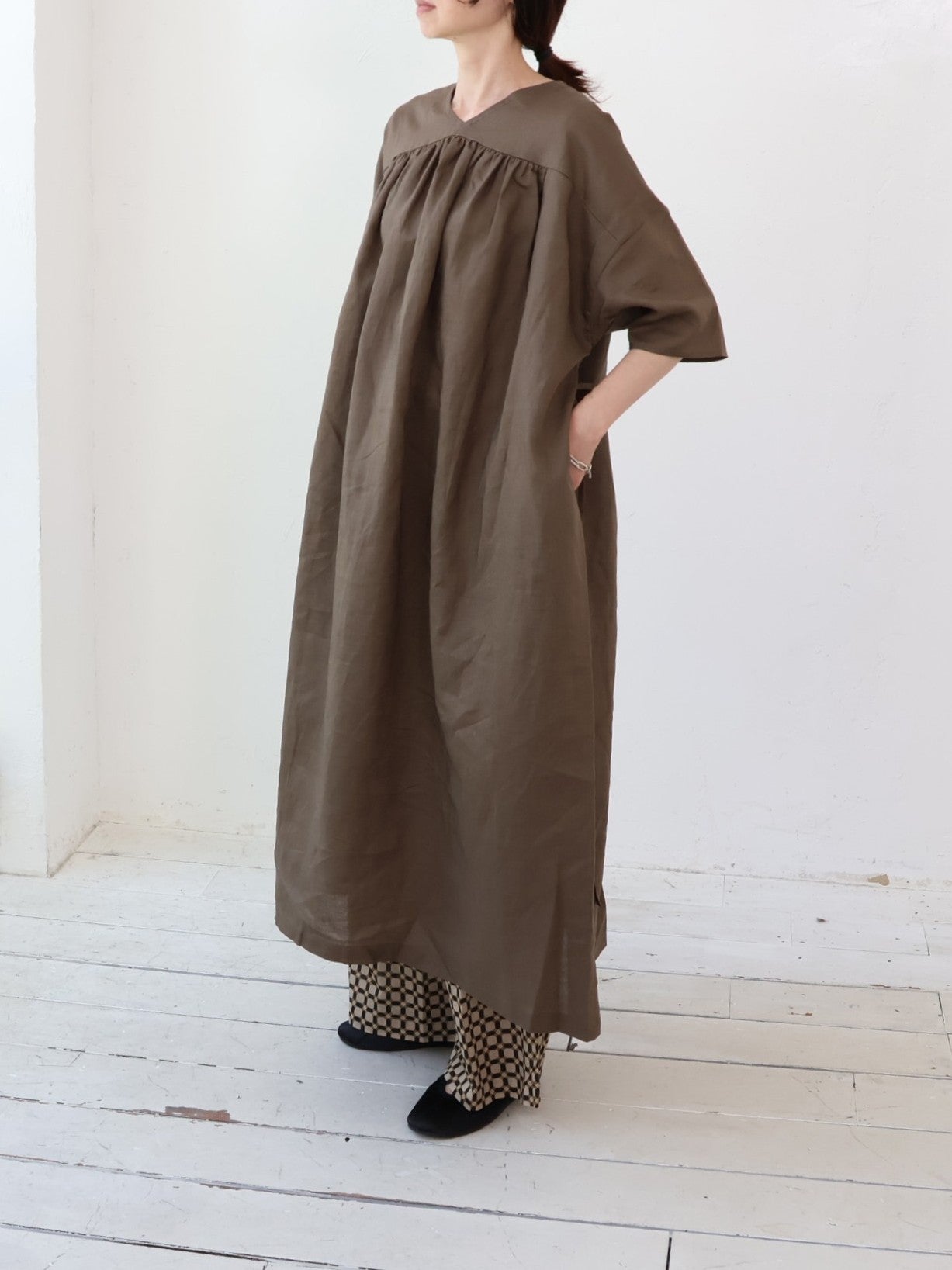 doux bleu 2wayラミータックワンピース DB-2624-062