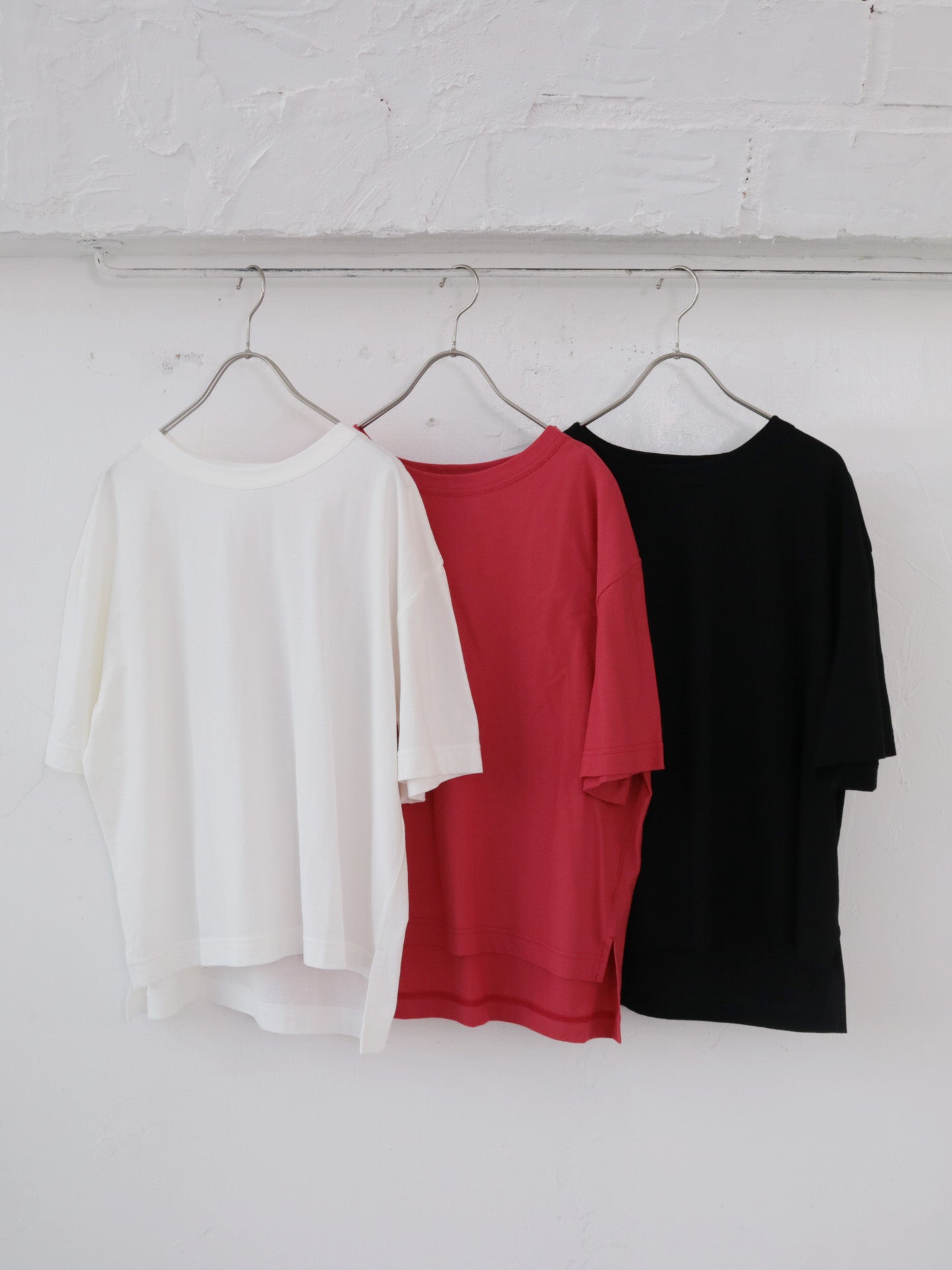 YARRA NEU 強撚天竺フレア袖Tシャツ NU-5521-430