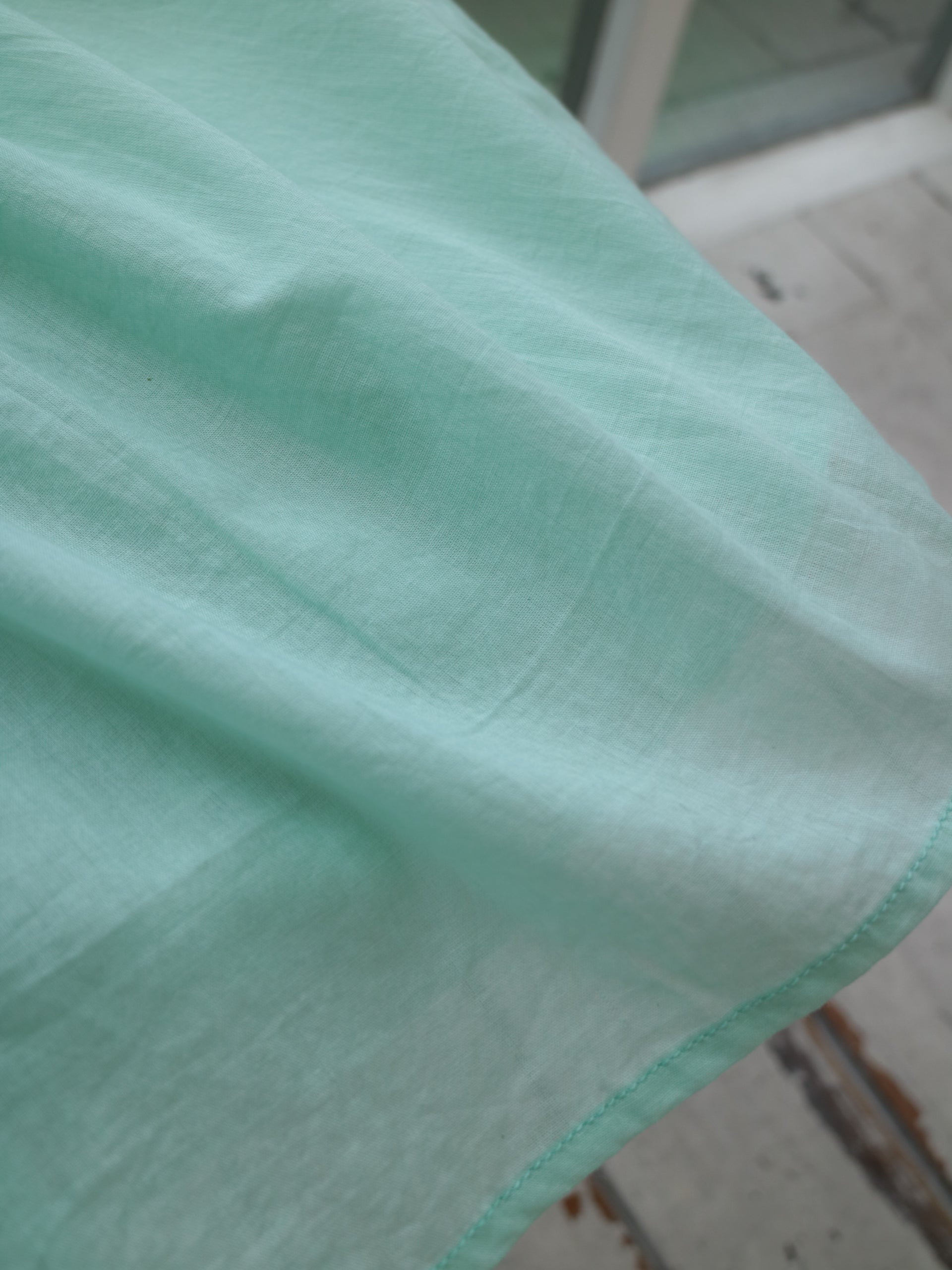 doux bleu コットンカディ ギャザープルオーバーシャツ DB-2613-030