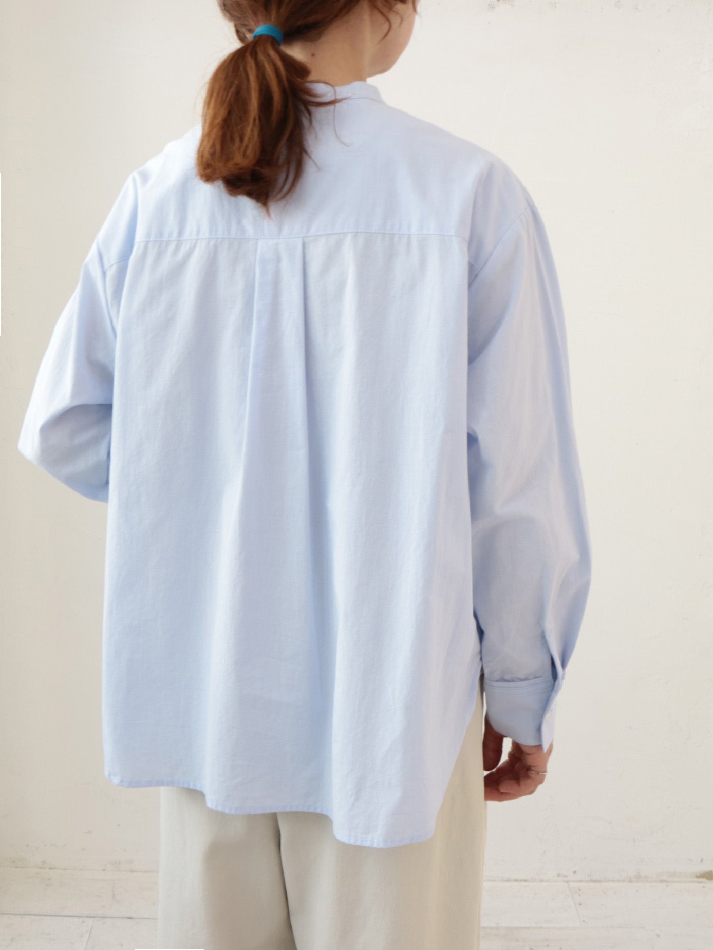 doux bleu ピンタック ブザムプルオーバーシャツ DB-2613-002