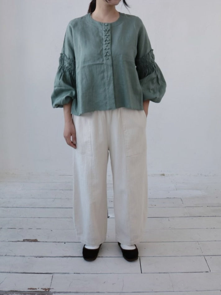 YARRA 甘撚りツイルパネルラインパンツ YR-1615-231