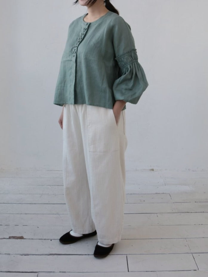 YARRA 甘撚りツイルパネルラインパンツ YR-1615-231