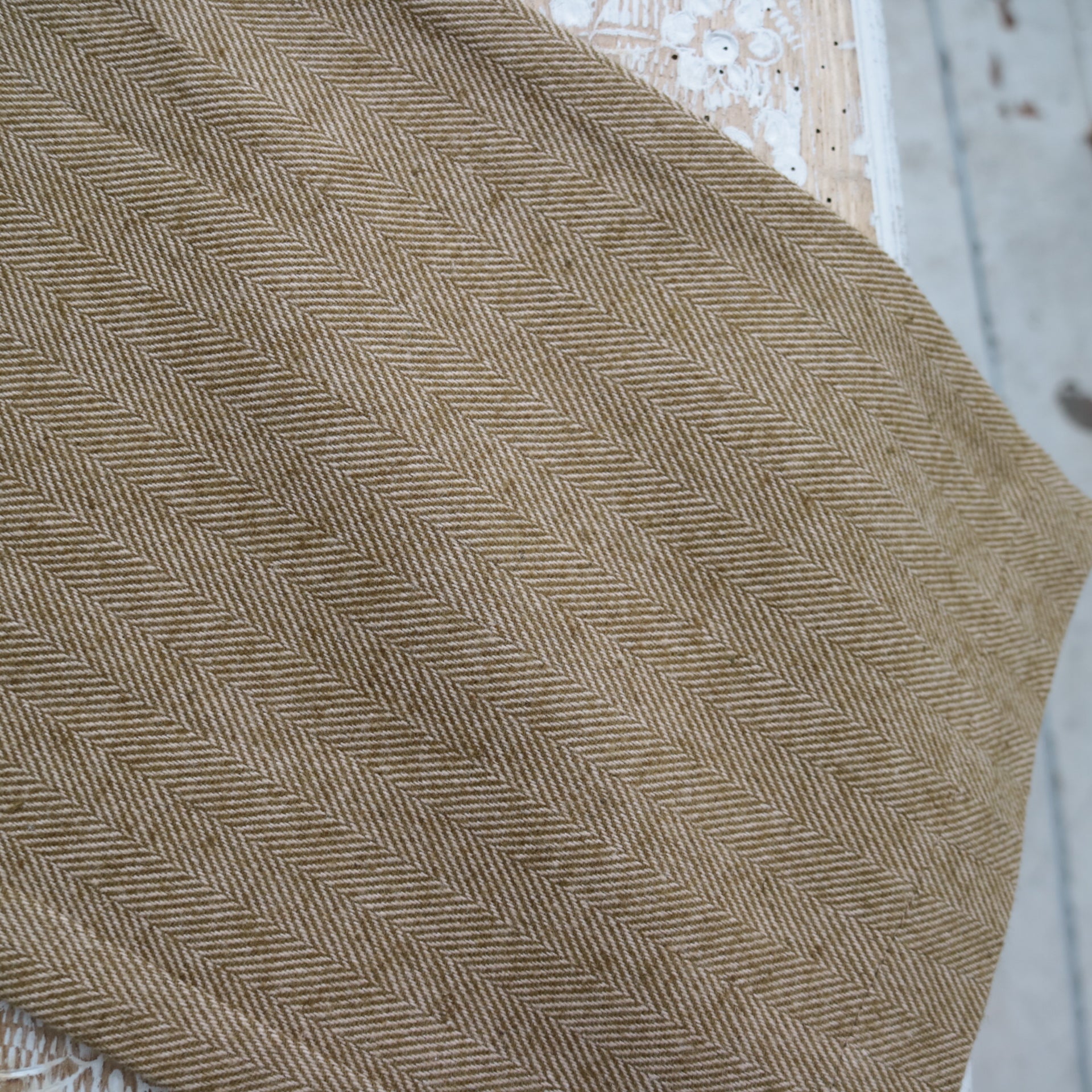 YARRA リネンコットン起毛テーパードパンツ YR-1445-235