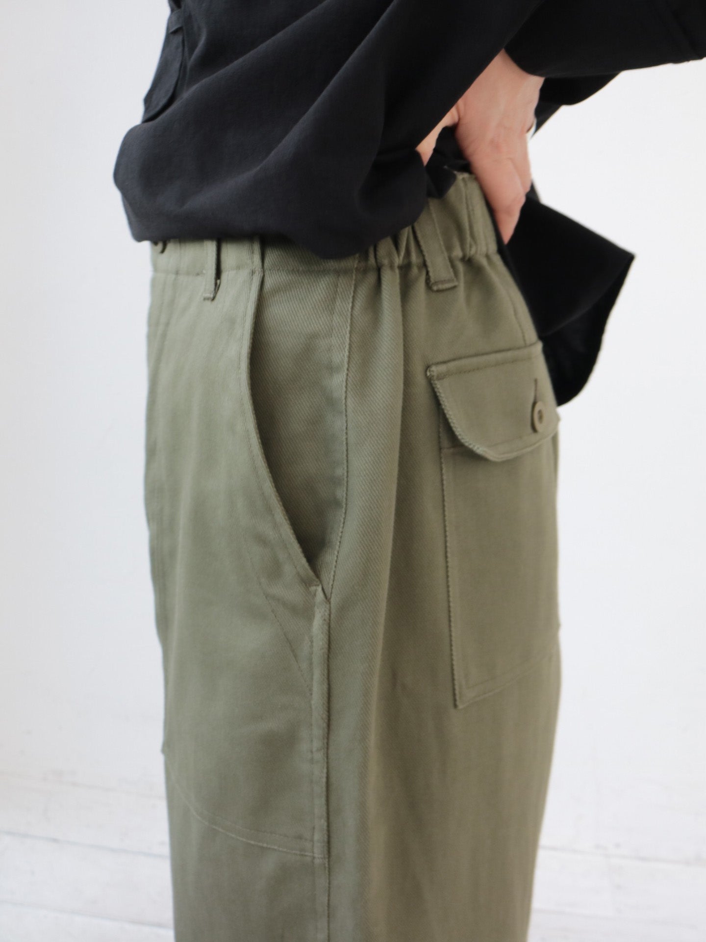 doux bleu C/Rツイル ベイカーパンツ DB-2615-025