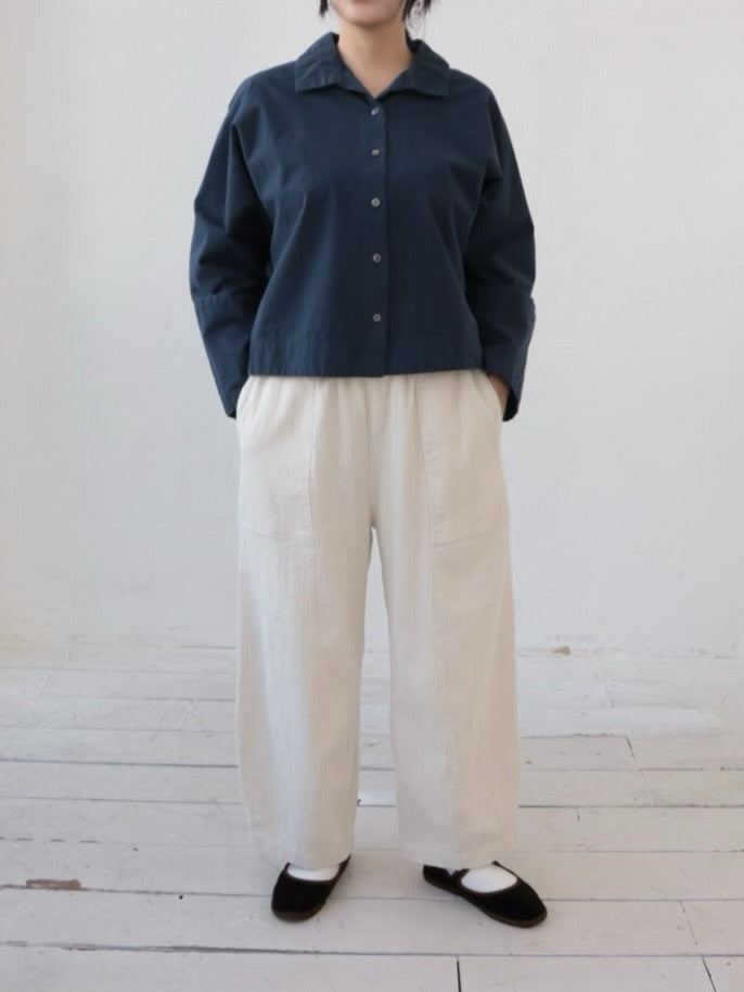 YARRA 甘撚りツイルパネルラインパンツ YR-1615-231