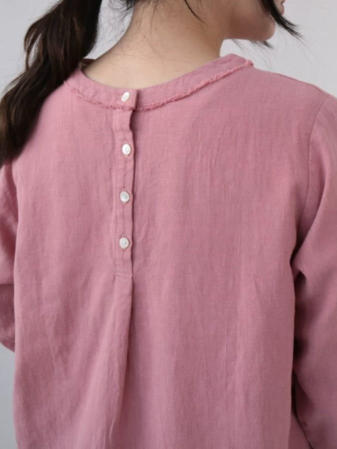 YARRA 2WAYフリンジカラーブラウス YR-1613-239