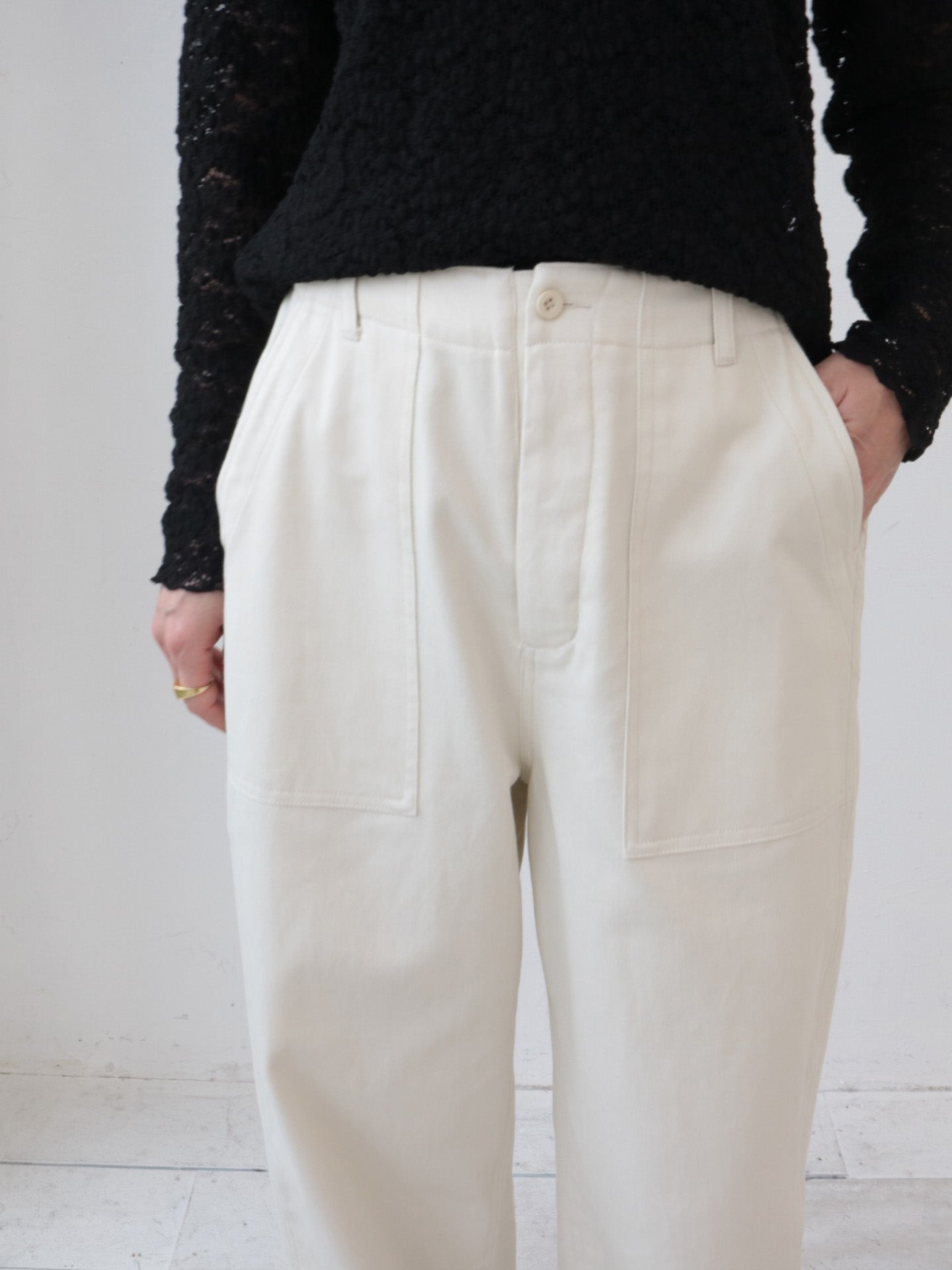doux bleu C/Rツイル ベイカーパンツ DB-2615-025