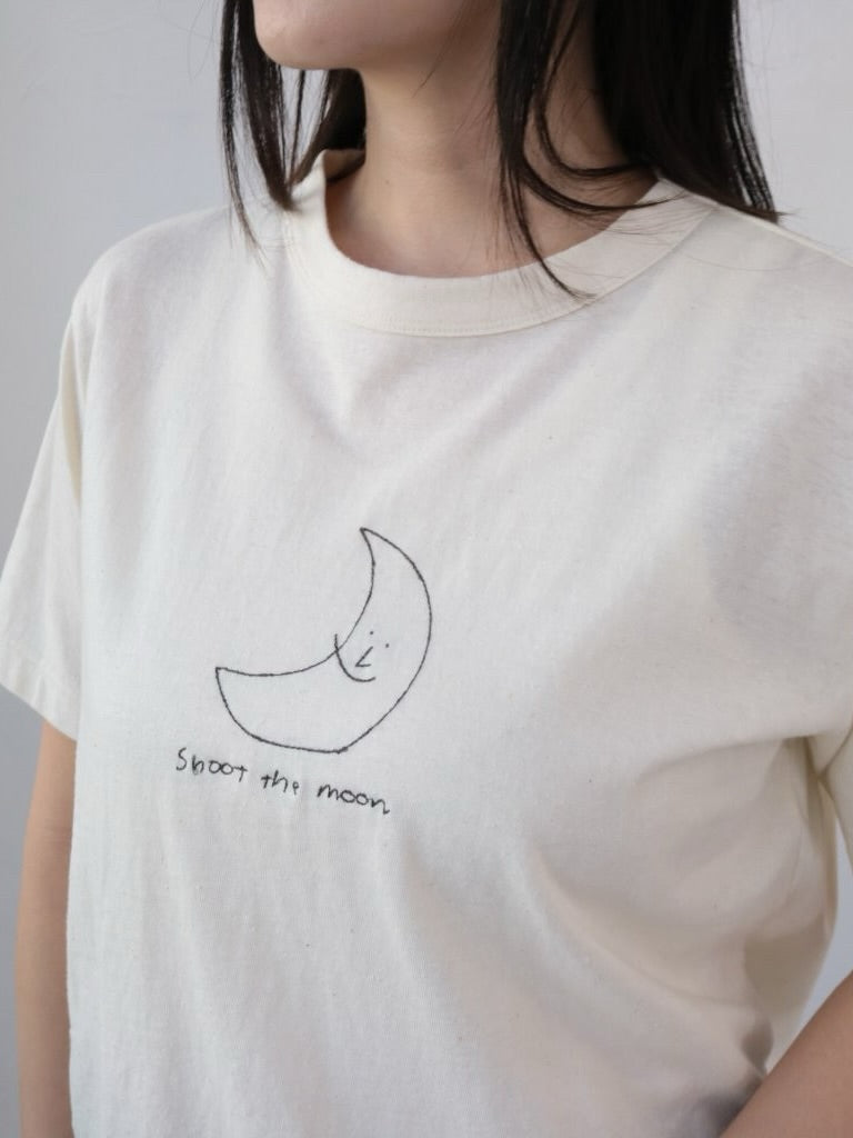 YARRA MOONシシュウTシャツ YR-1621-253