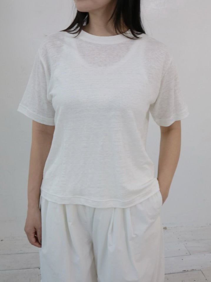 YARRA リネン天竺Tシャツ YR-1621-281