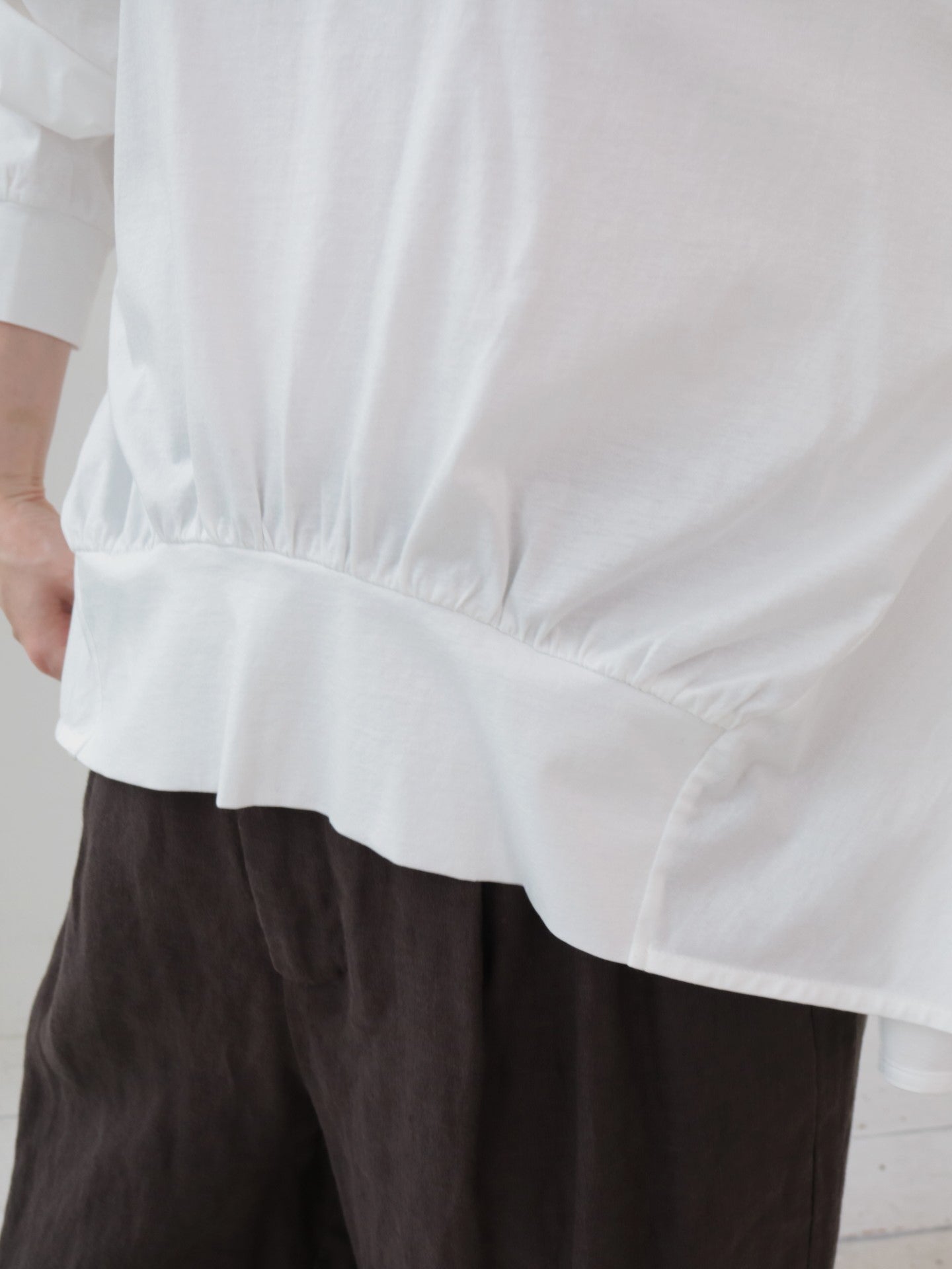doux bleu シルケットコットン ボックスプルオーバー DB-2611-014