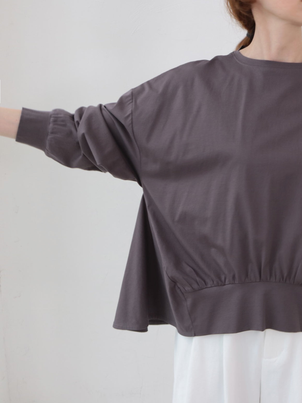 doux bleu シルケットコットン ボックスプルオーバー DB-2611-014