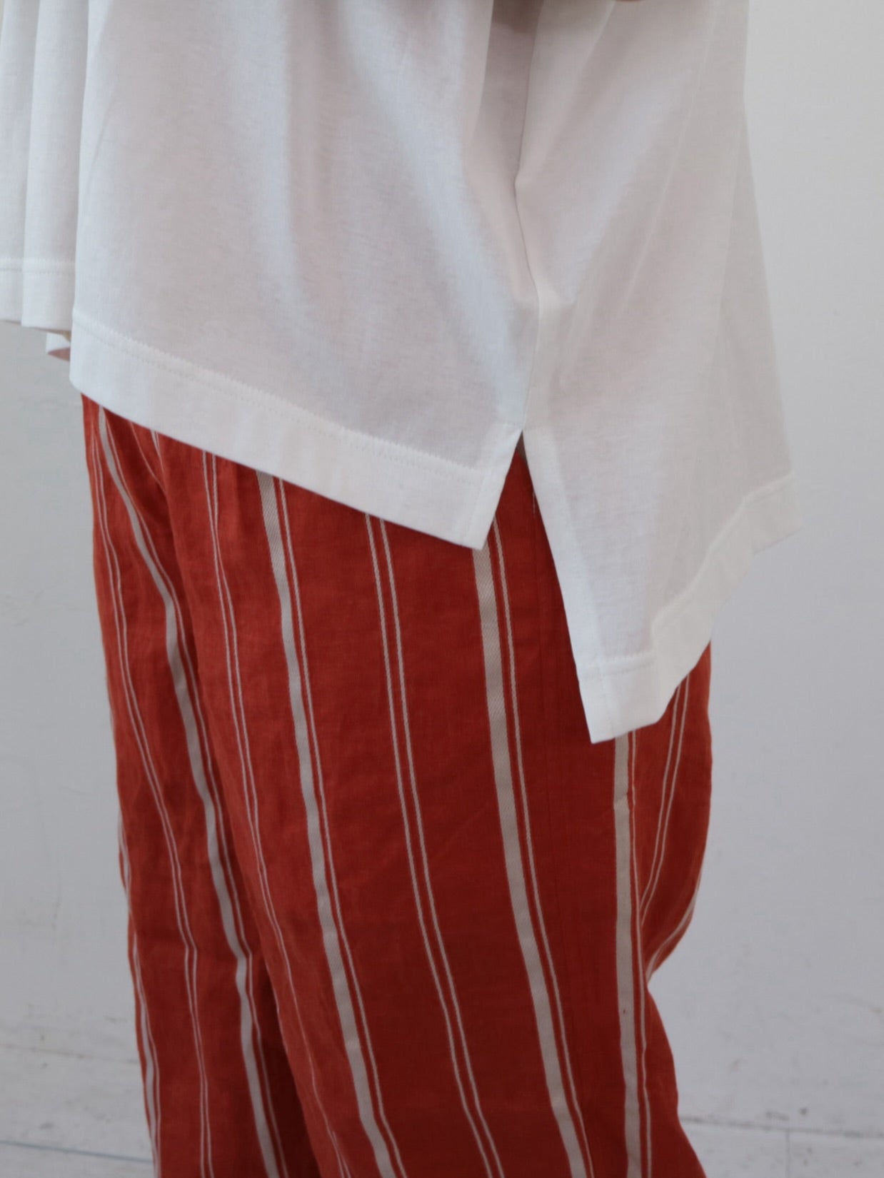 YARRA NEU 強撚天竺フレア袖Tシャツ NU-5521-430