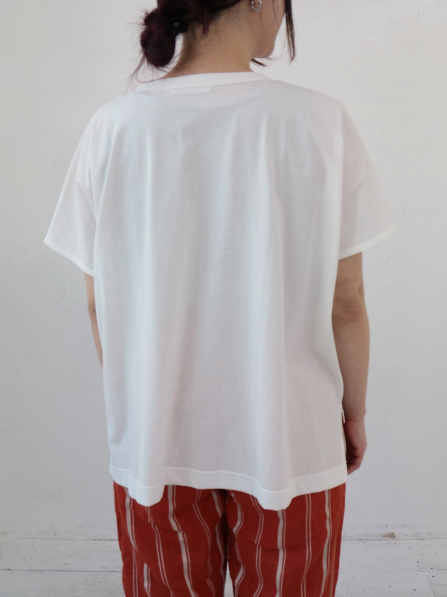 YARRA NEU 強撚天竺フレア袖Tシャツ NU-5521-430