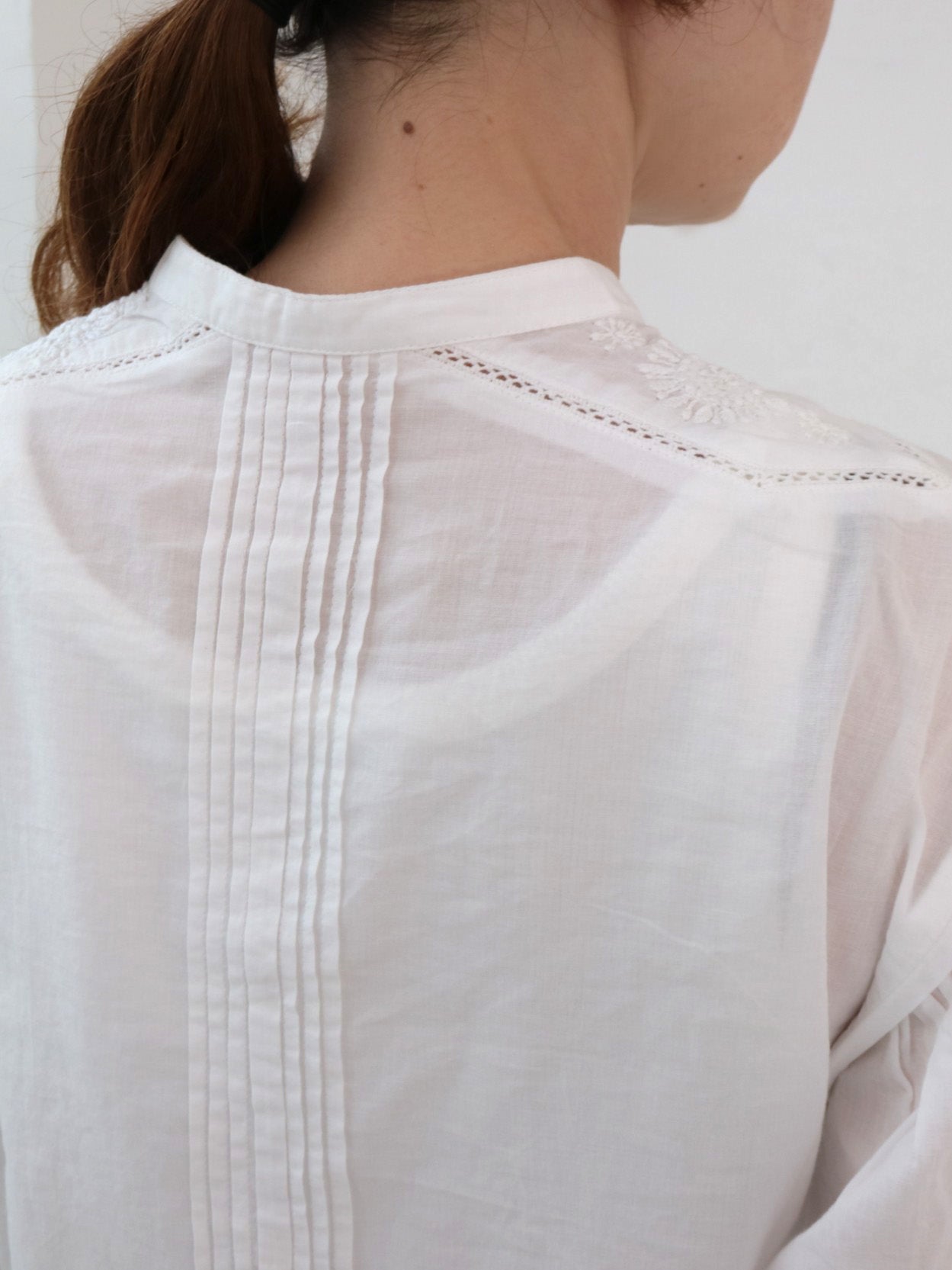 doux bleu ラクノウ刺繍シャツジャケット DB-2617-044