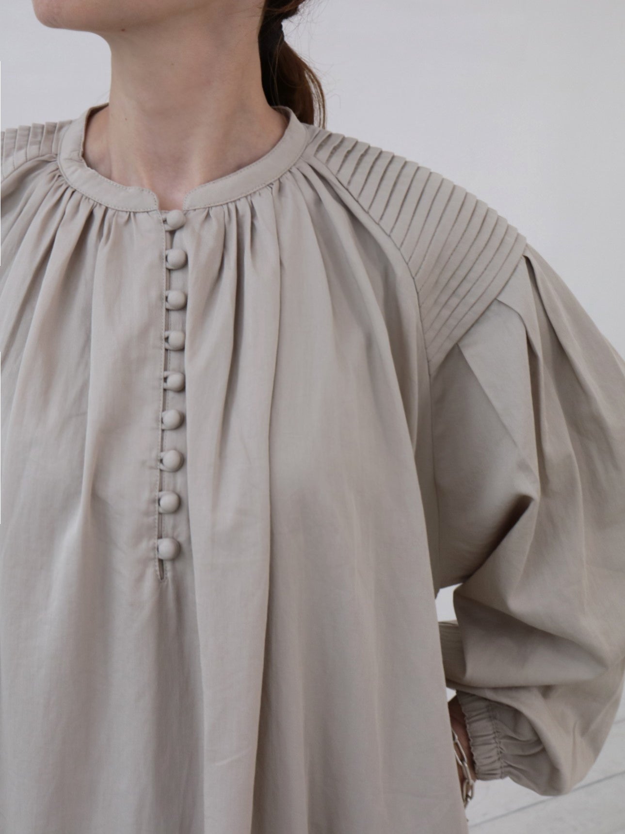 doux bleu ショルダーピンタック ワンピース DB-2544-030