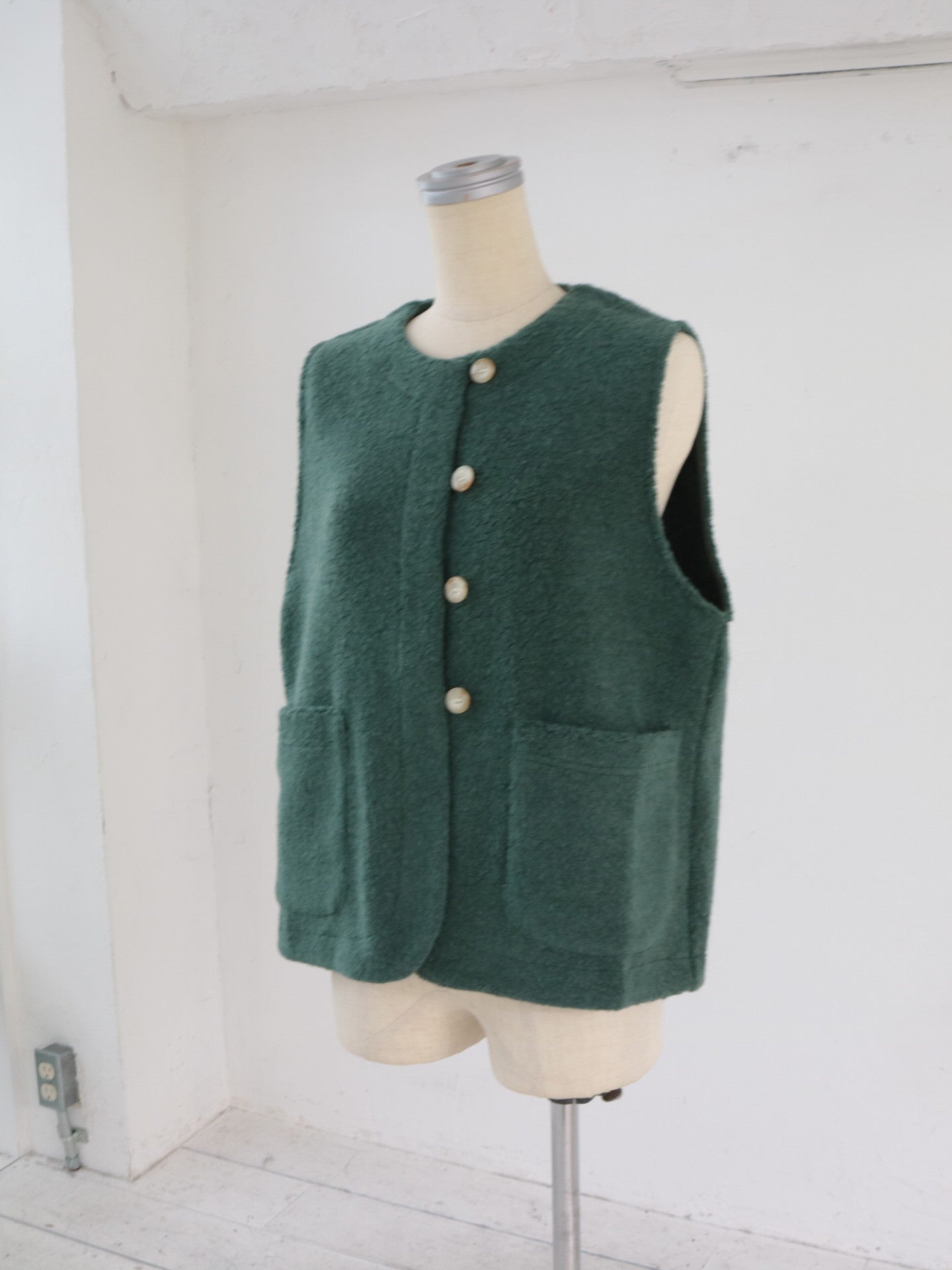 YARRA ウールリッチパイルループベスト YR-1558-255