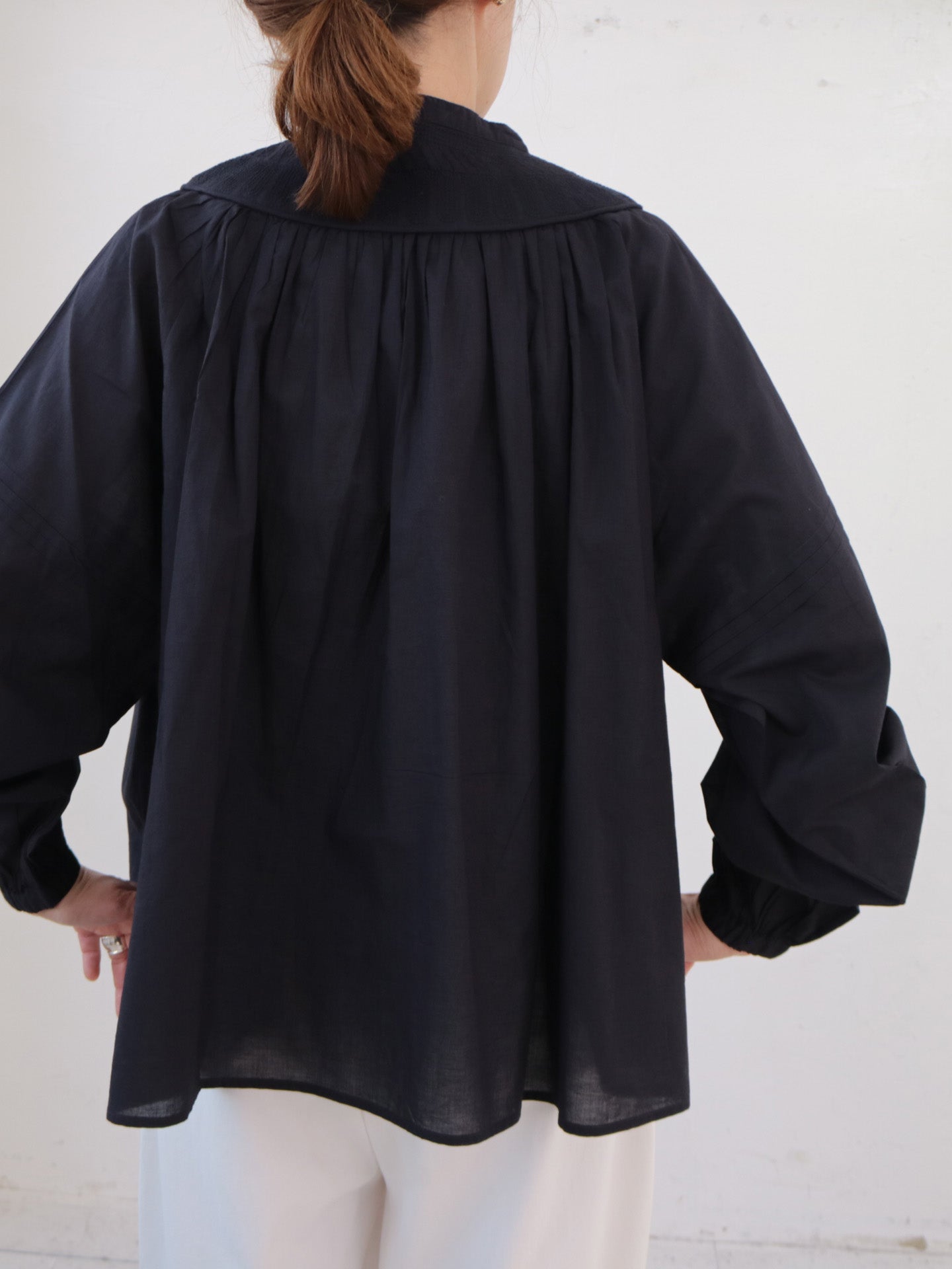 doux bleu キルトヨーク ブラウス DB-2533-083