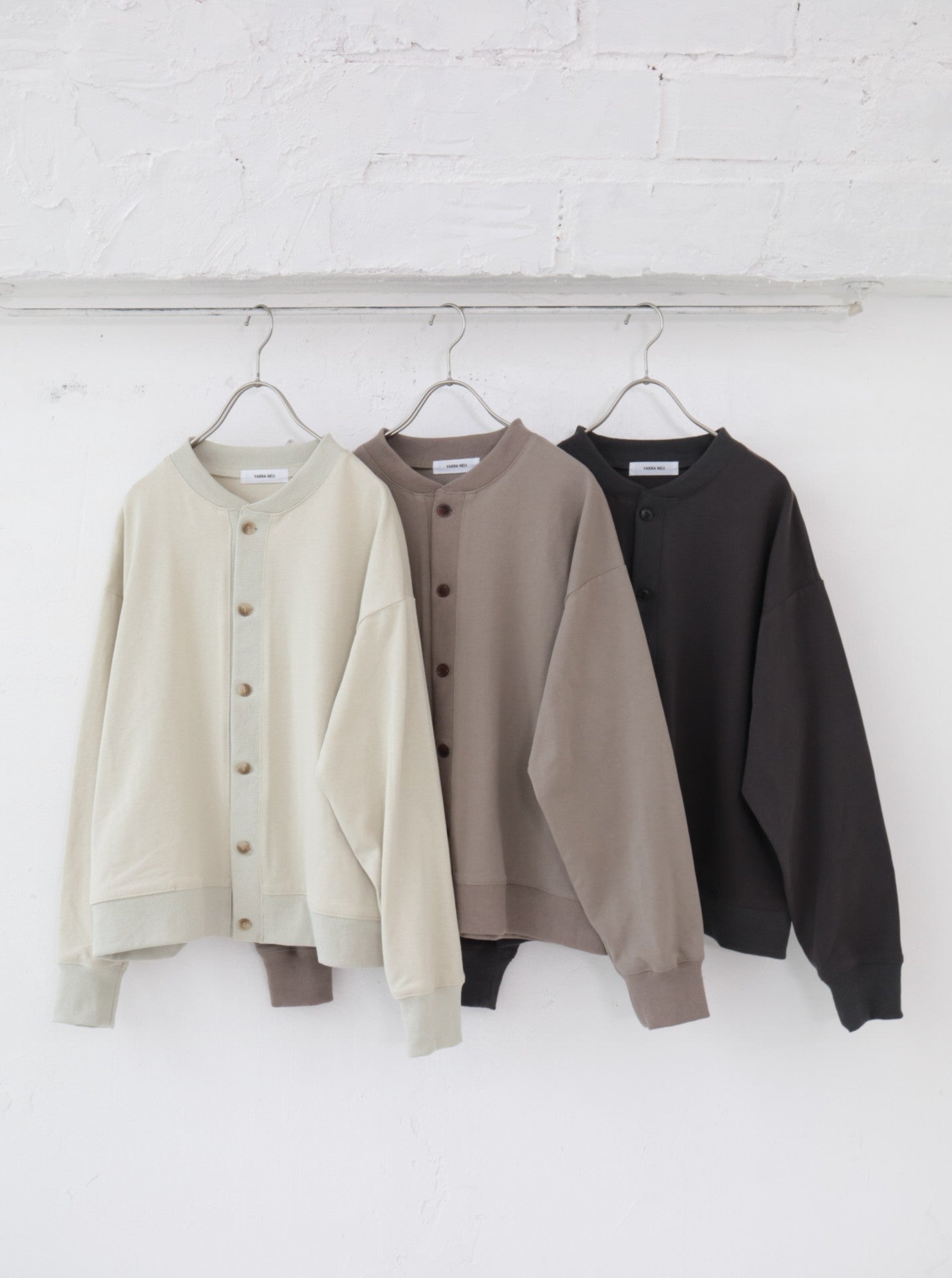 YARRA NEU コットンカットジャケットカーディガン NU-5541-404