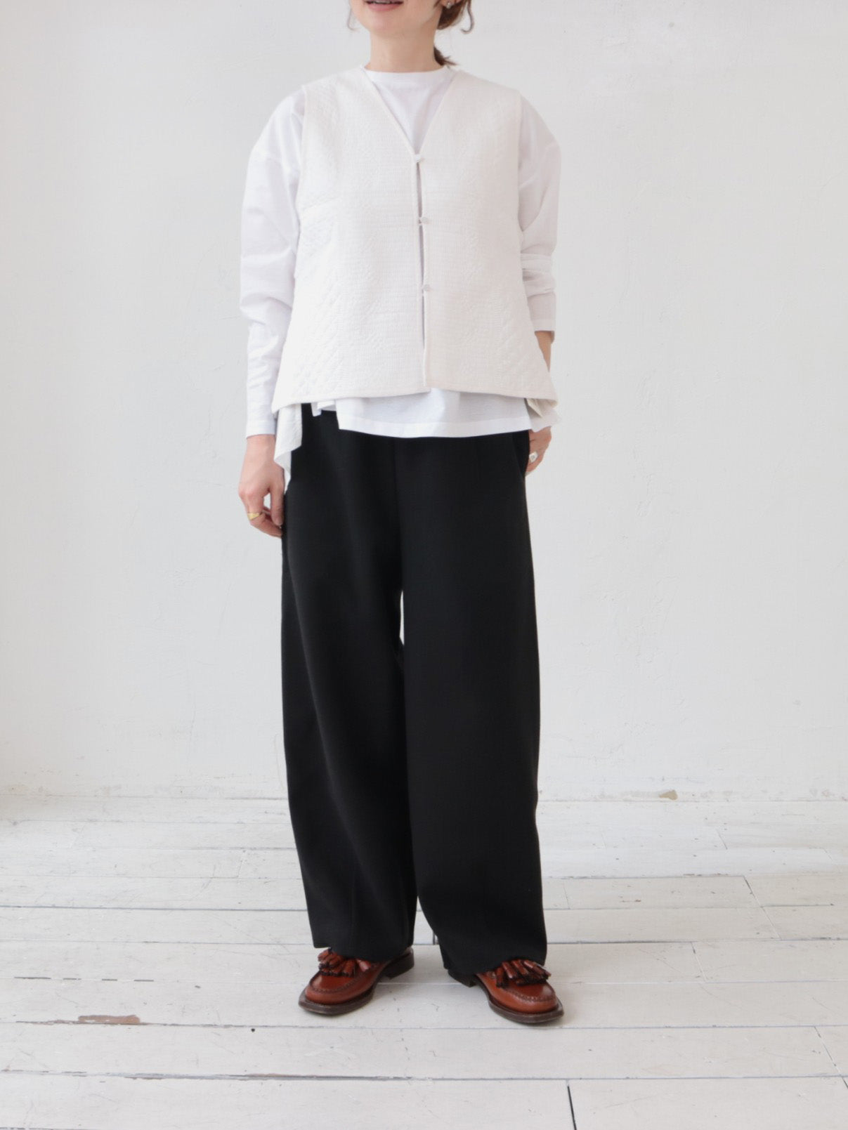 doux bleu Wジャージーパンツ DB-2555-058