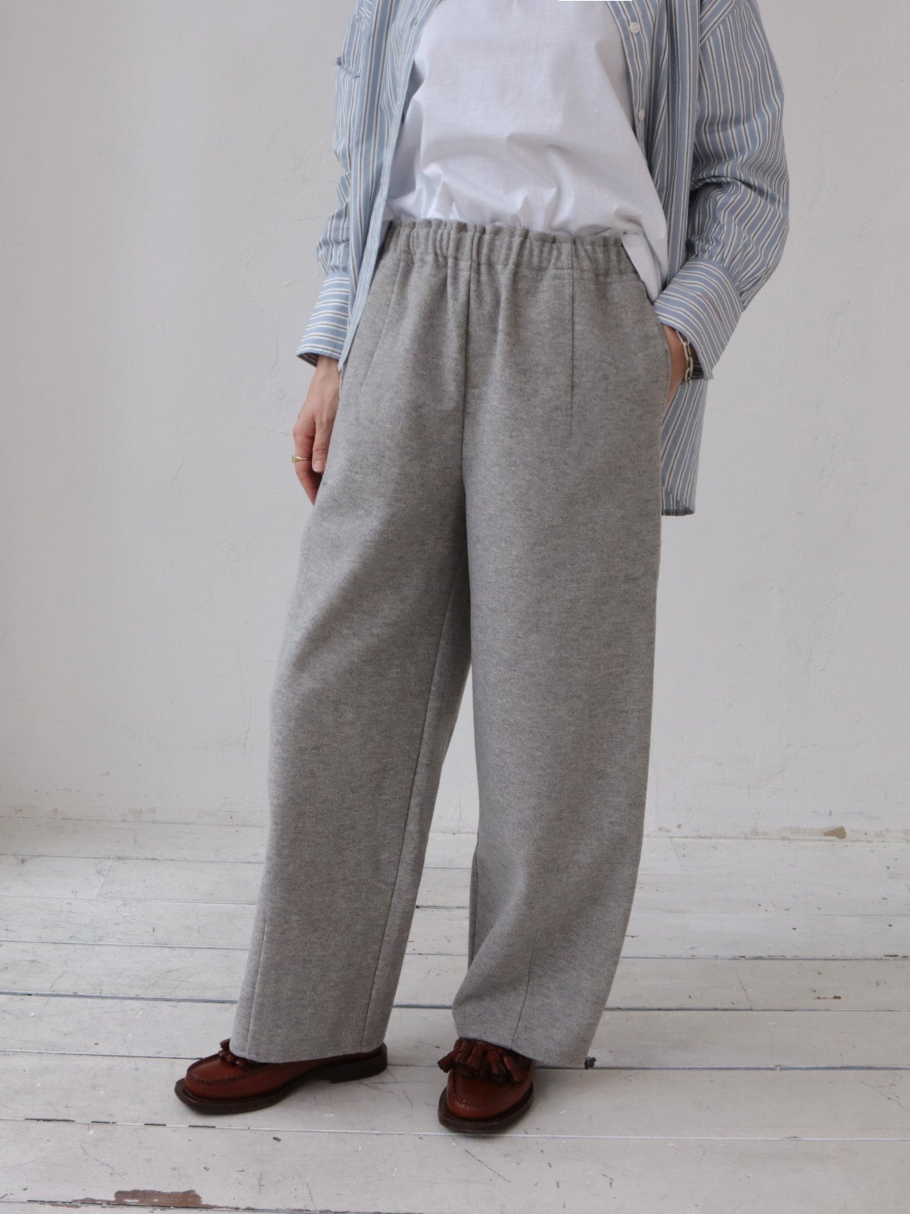 doux bleu Wジャージーパンツ DB-2555-058