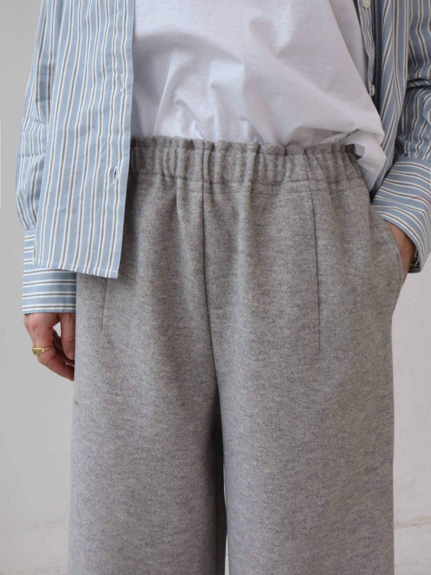 doux bleu Wジャージーパンツ DB-2555-058