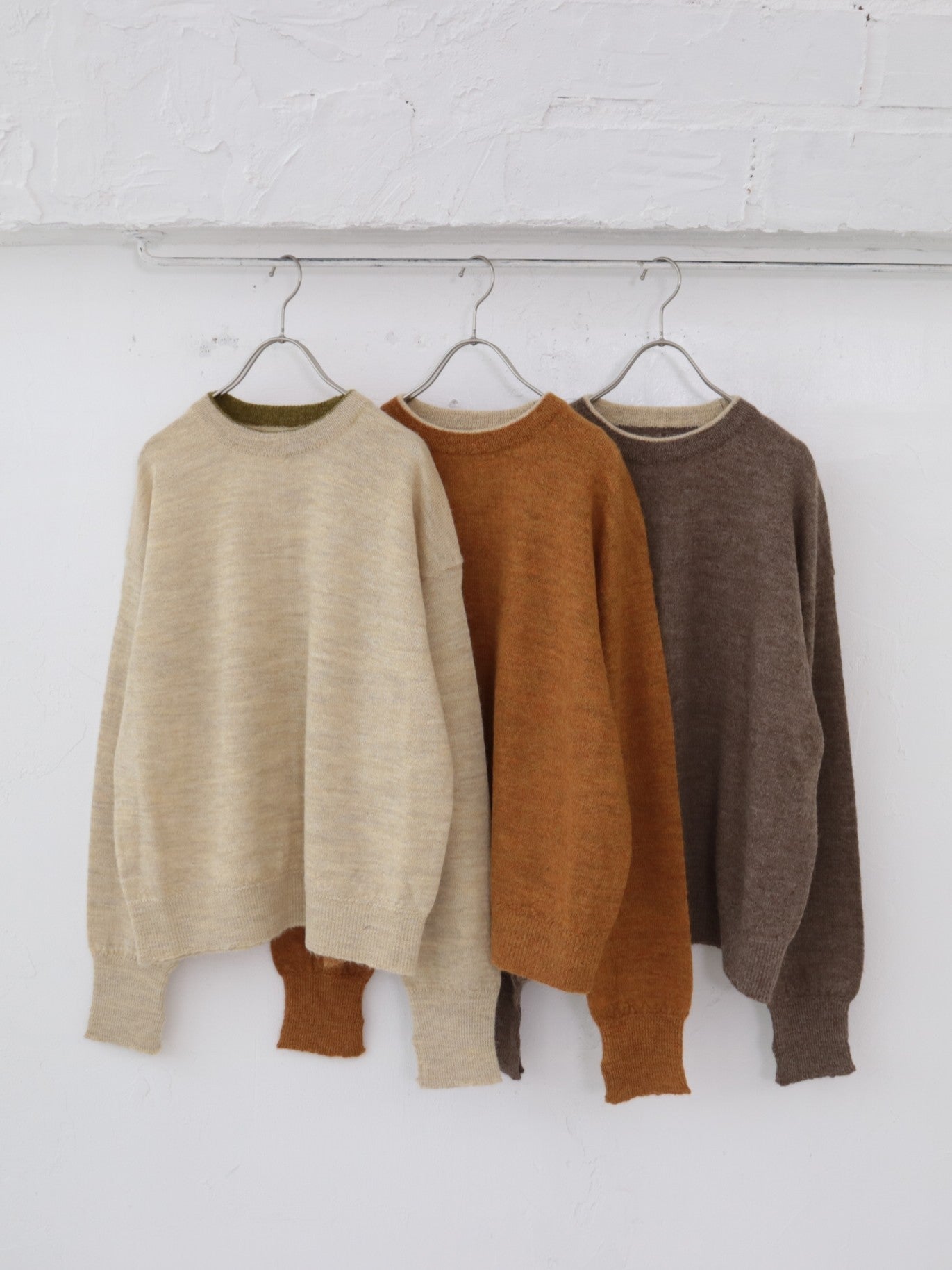 YARRA NEU ペルーアルパカニットプルオーバー NU-5542-406