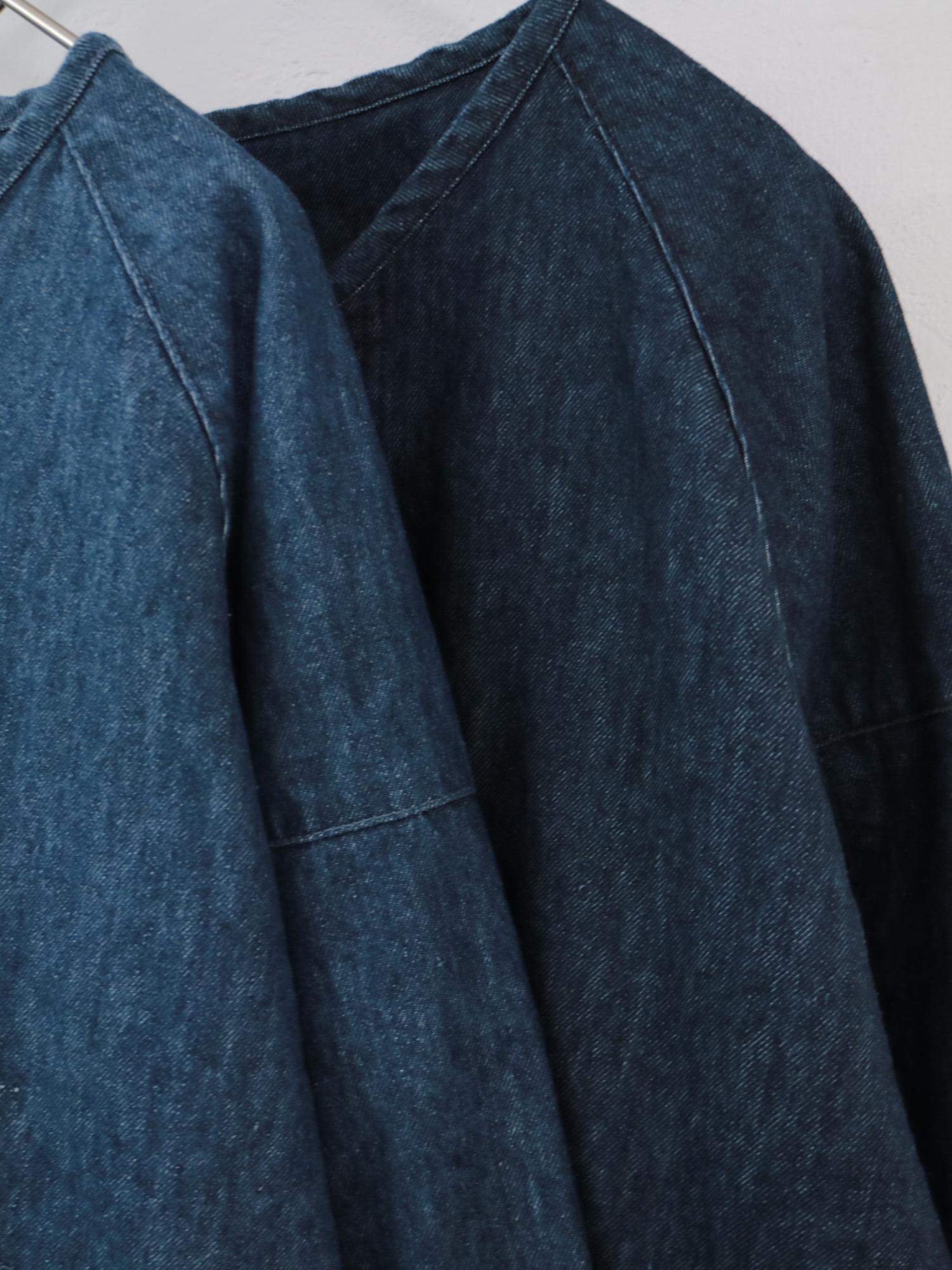 【再生産】YARRA リネン混ドルマンデニムジャケット YR-1547-237