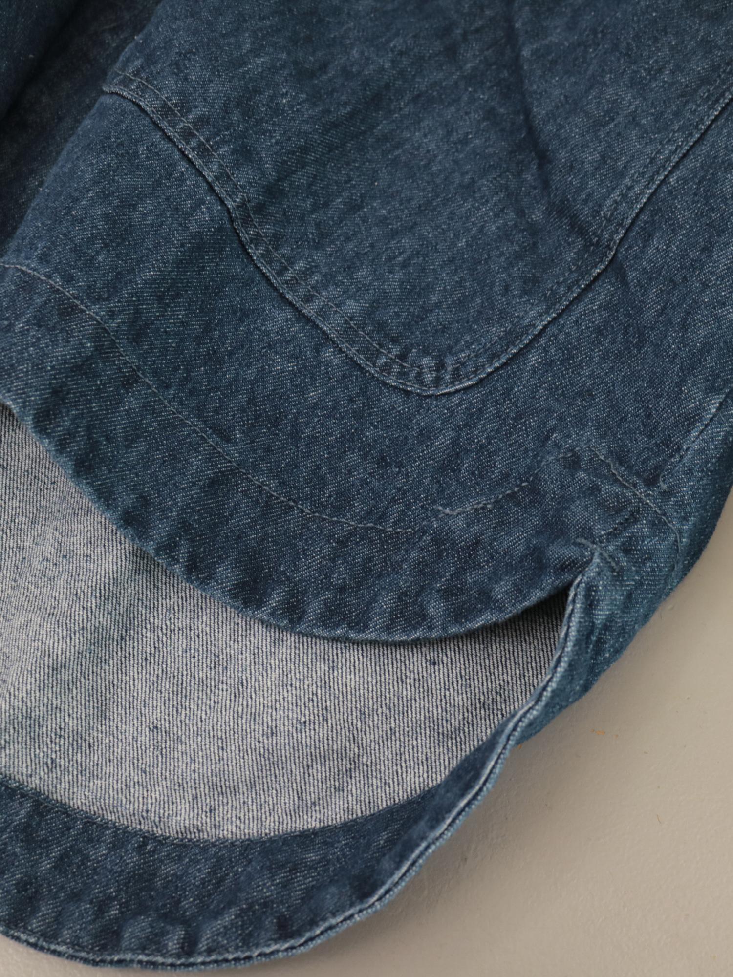 【再生産】YARRA リネン混ドルマンデニムジャケット YR-1547-237