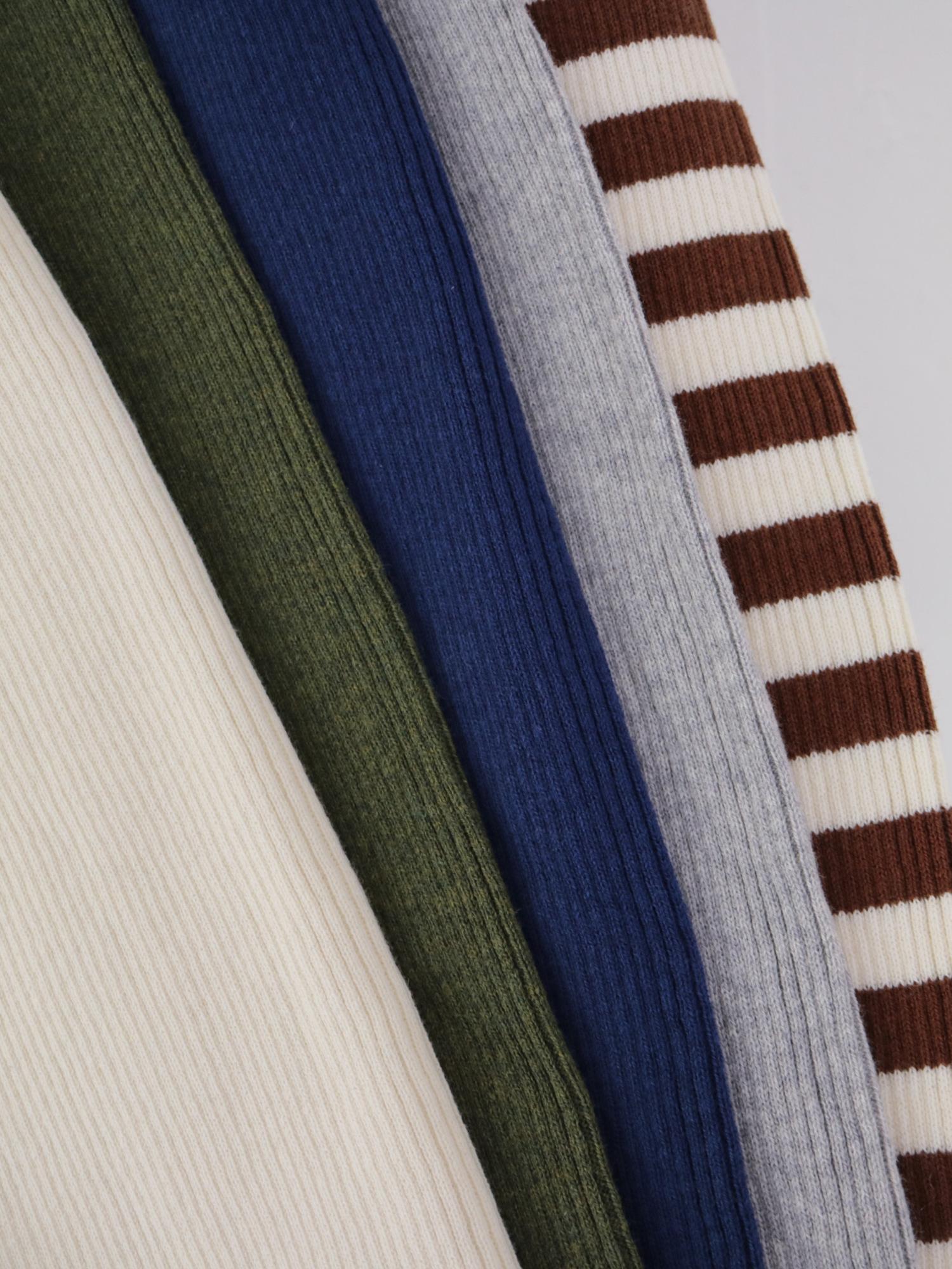 YARRA 綿カシミヤタートルリブニット YR-1542-230