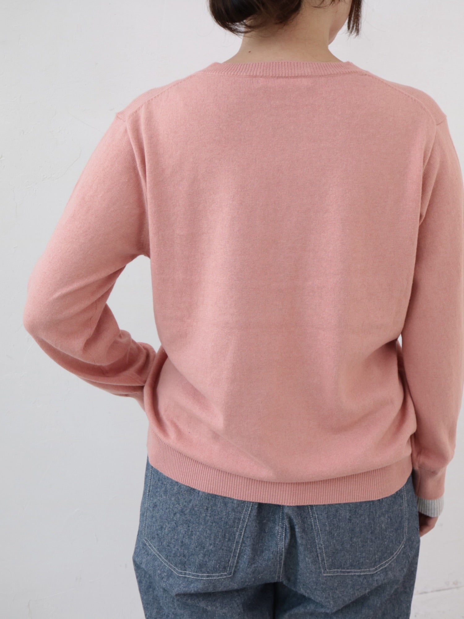 YARRA コットンカシミヤニットプルオーバー YR-1512-208