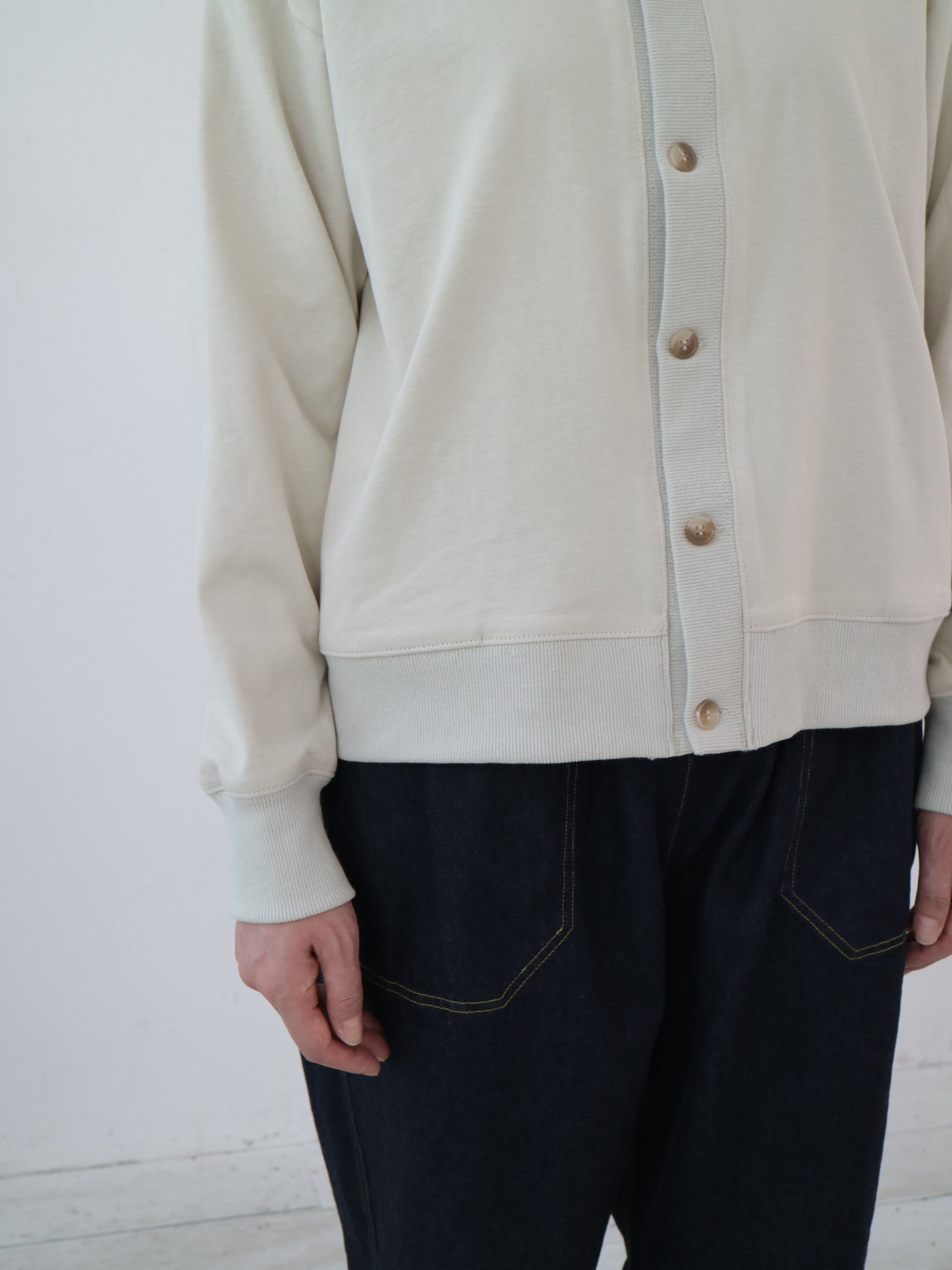 YARRA NEU コットンカットジャケットカーディガン NU-5541-404