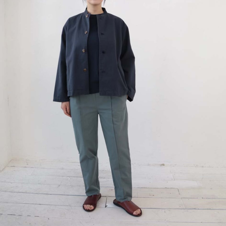 YARRA バックサテンスリムパンツ YR-1415-210