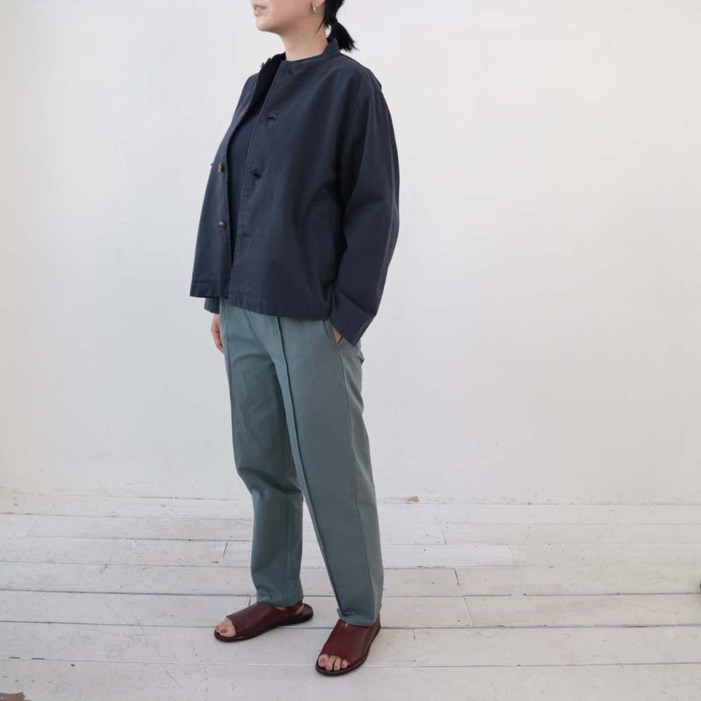 YARRA バックサテンスリムパンツ YR-1415-210
