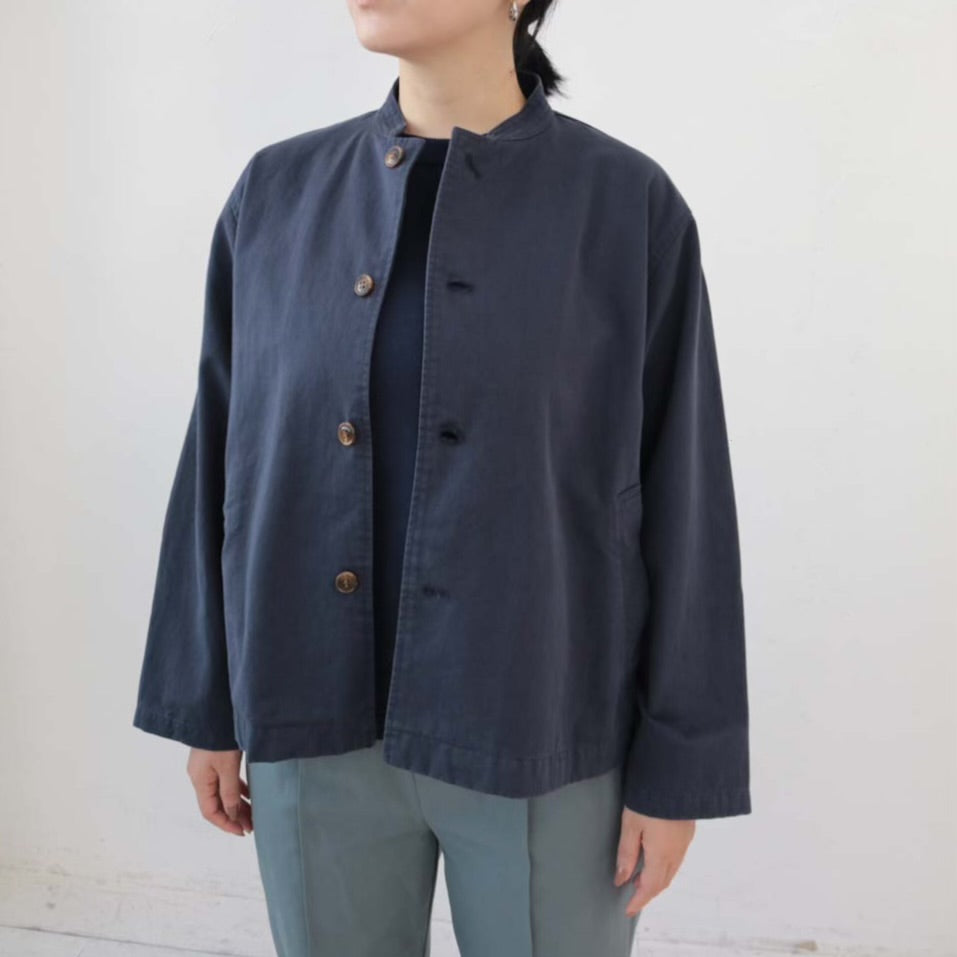 YARRA 綿100ワッシャーショートジャケット YR-1417-224