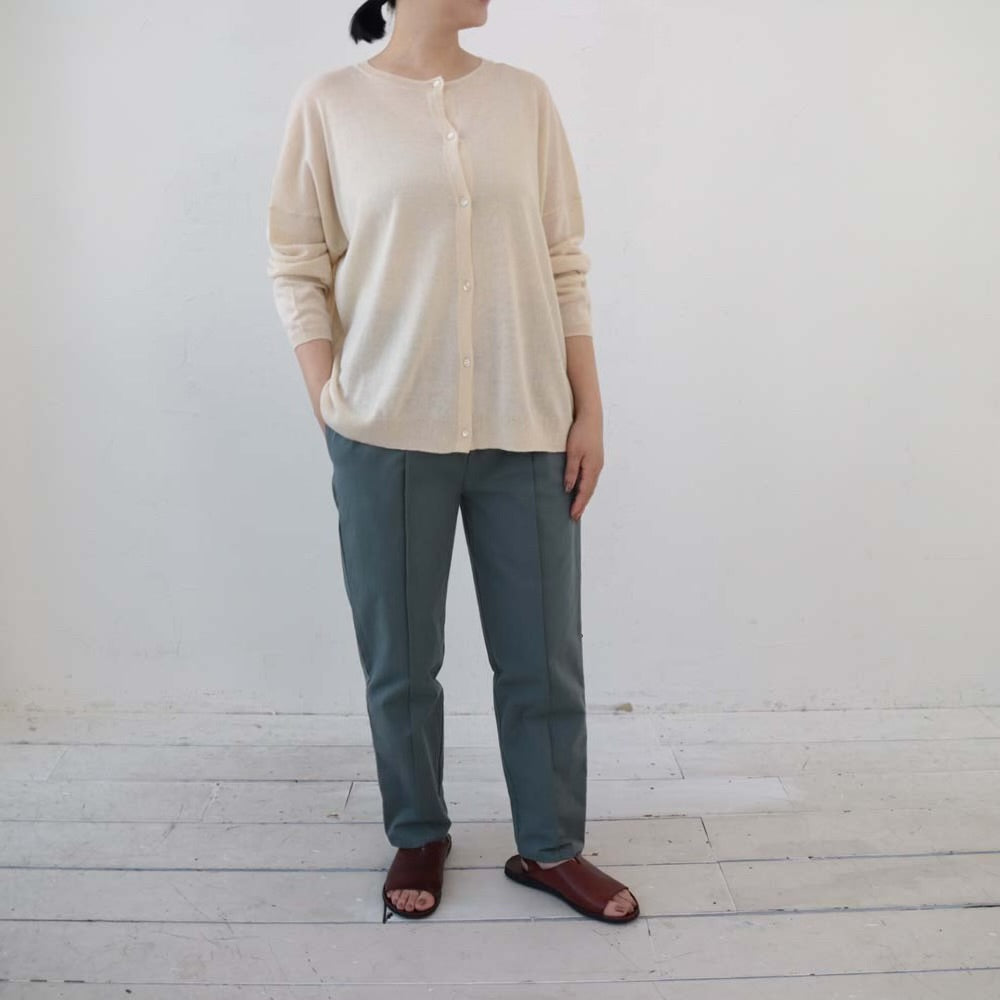 YARRA バックサテンスリムパンツ YR-1415-210
