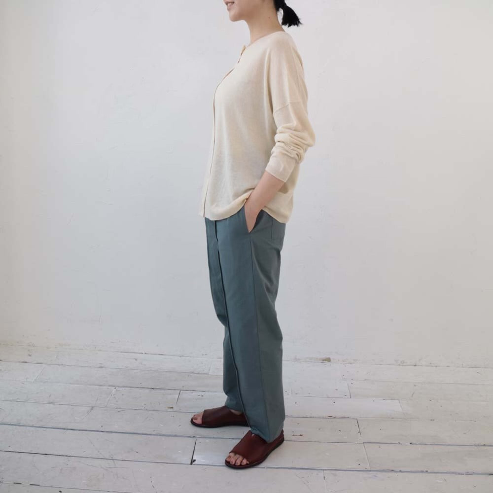 YARRA バックサテンスリムパンツ YR-1415-210
