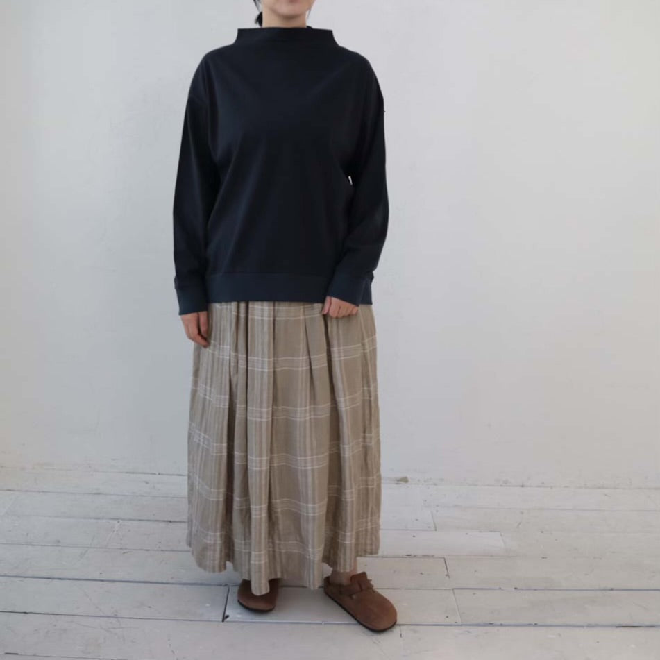YARRA ハイネックワイドプルオーバー YR-1411-216