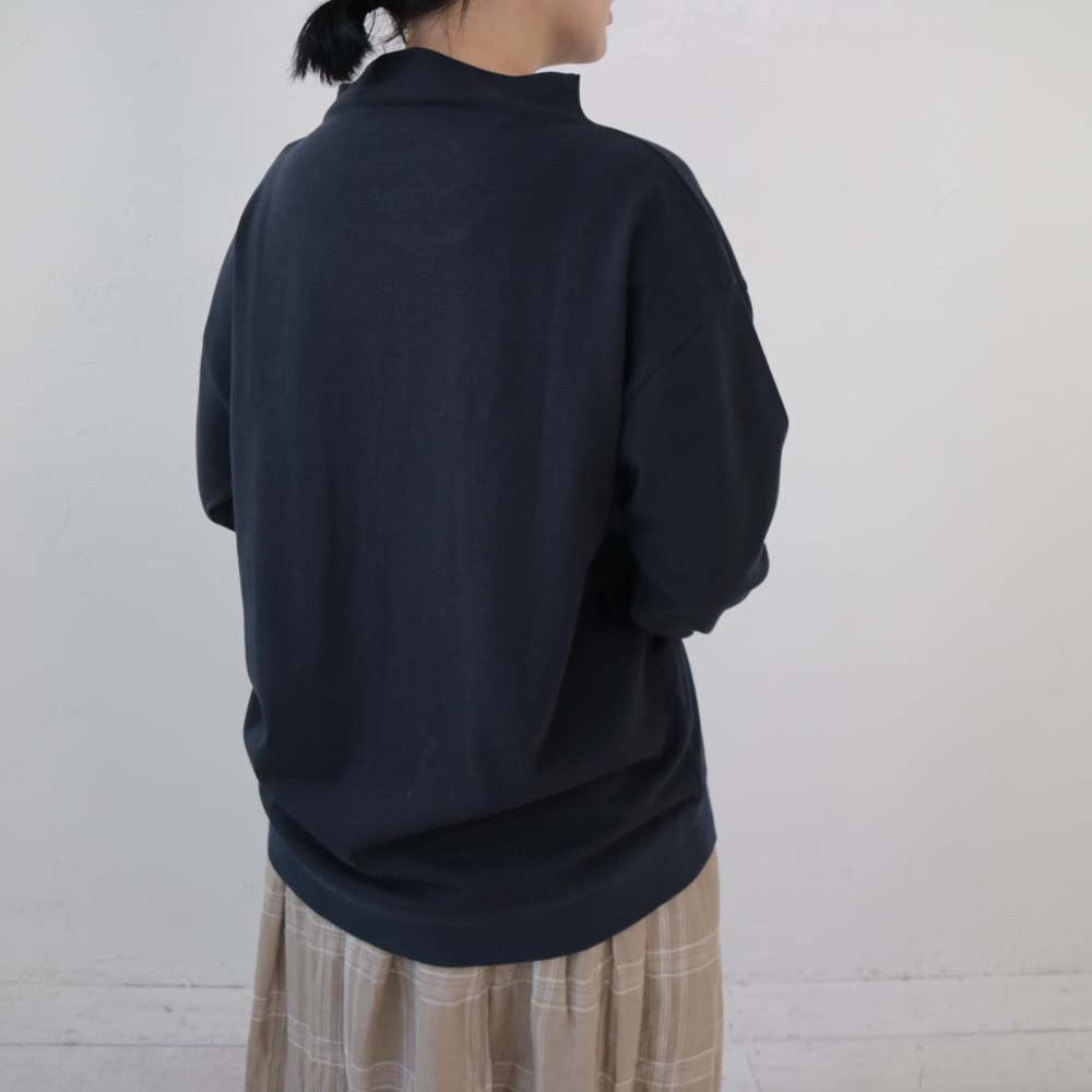 YARRA ハイネックワイドプルオーバー YR-1411-216