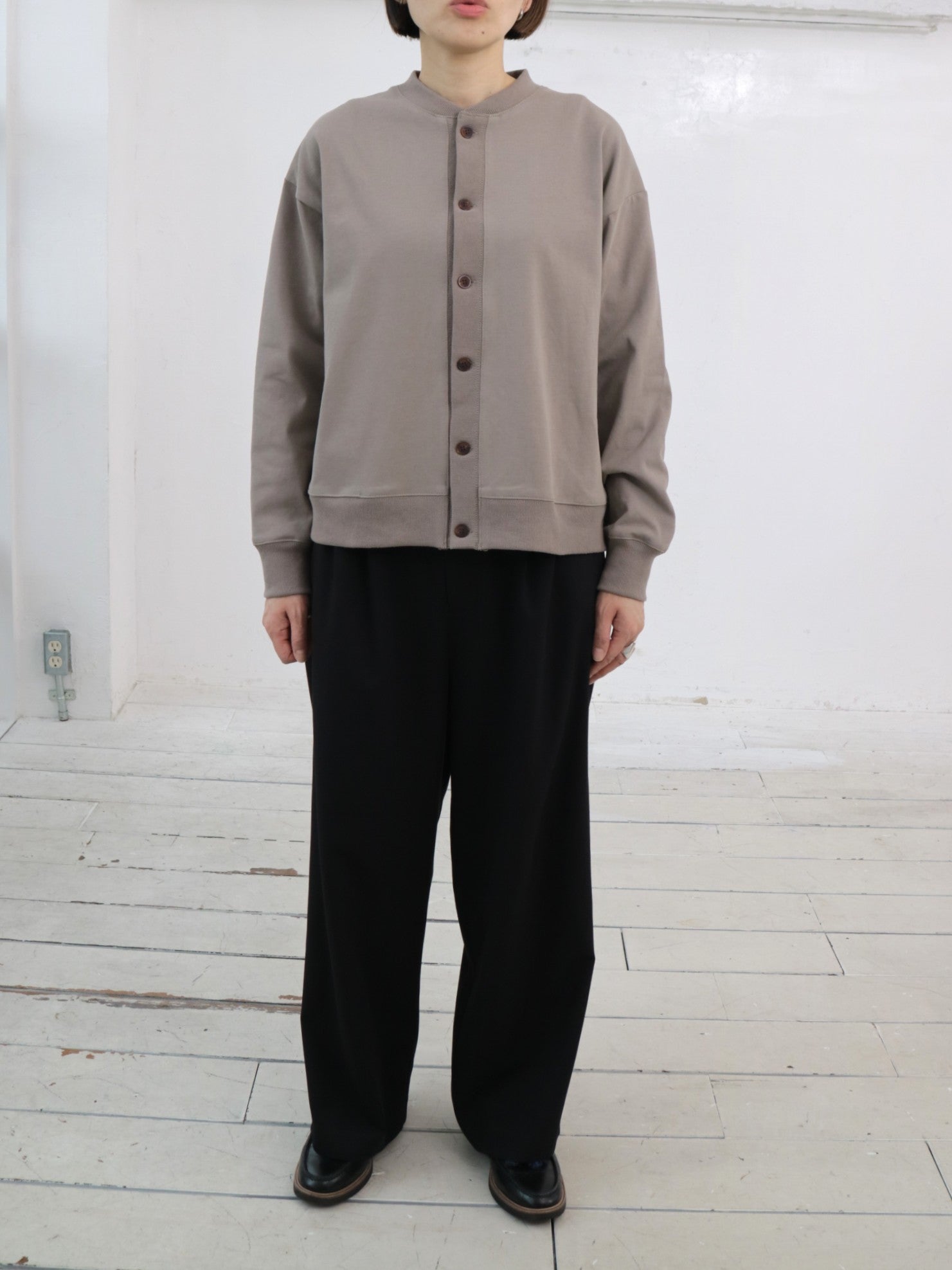 YARRA NEU コットンカットジャケットカーディガン NU-5541-404