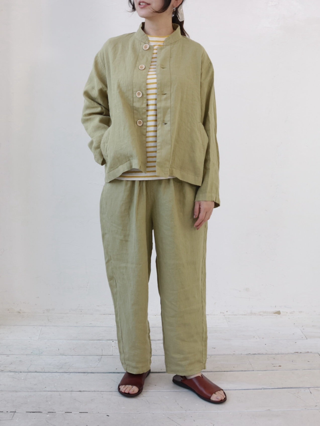 YARRA エコリバイバル半袖TEE YR-1511-202