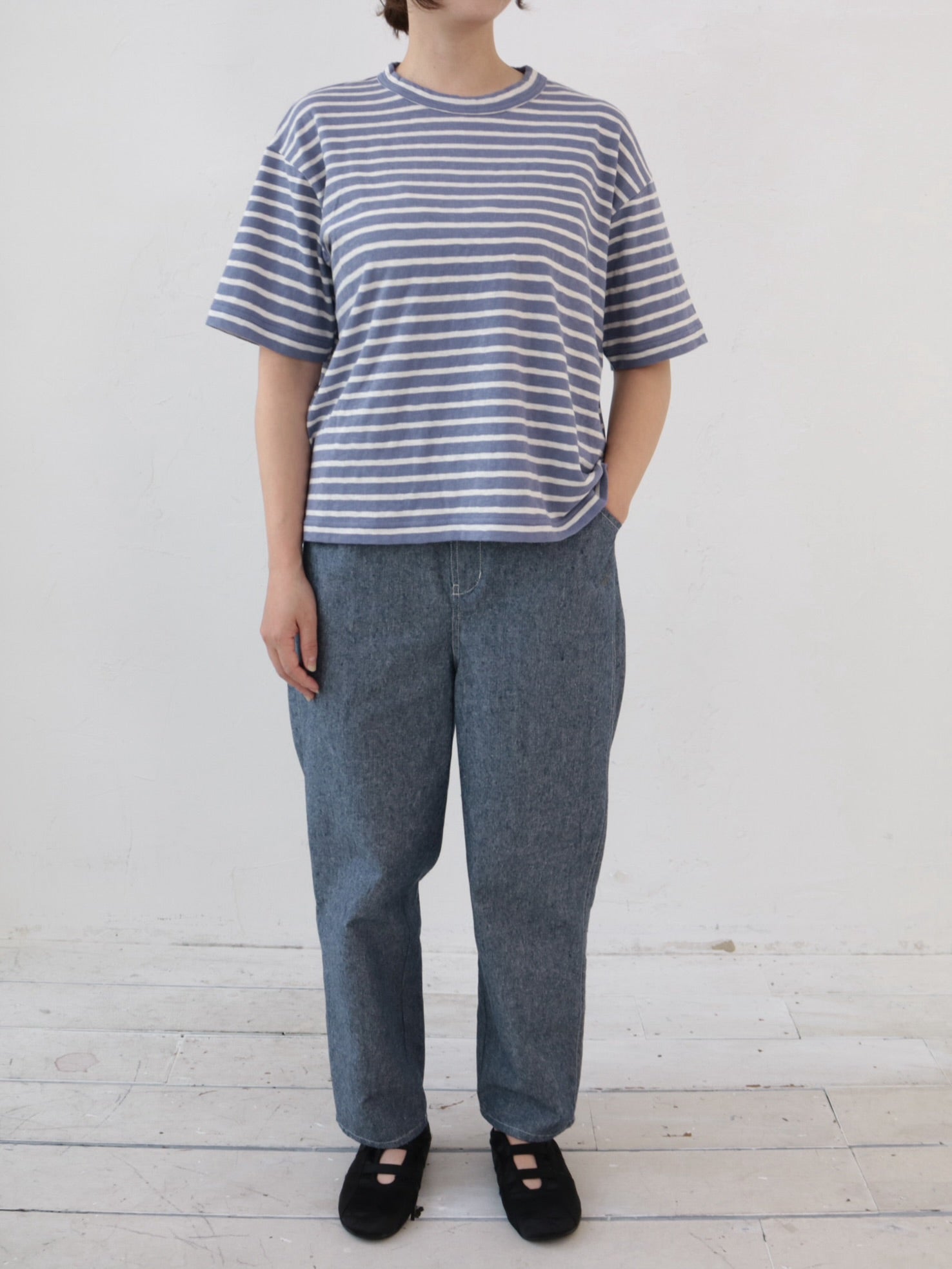 YARRA エコリバイバル半袖TEE YR-1511-202