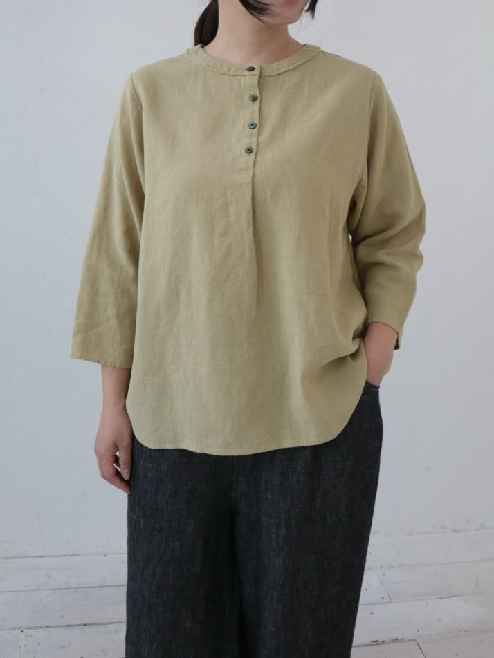 YARRA 2WAYフリンジカラーブラウス YR-1613-239