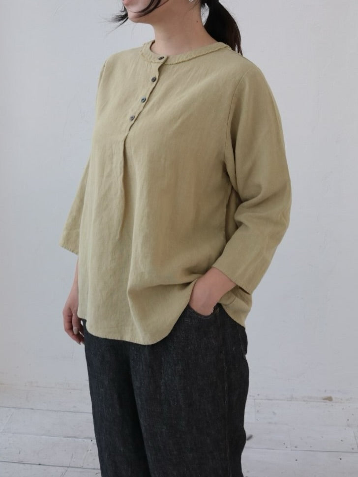 YARRA 2WAYフリンジカラーブラウス YR-1613-239