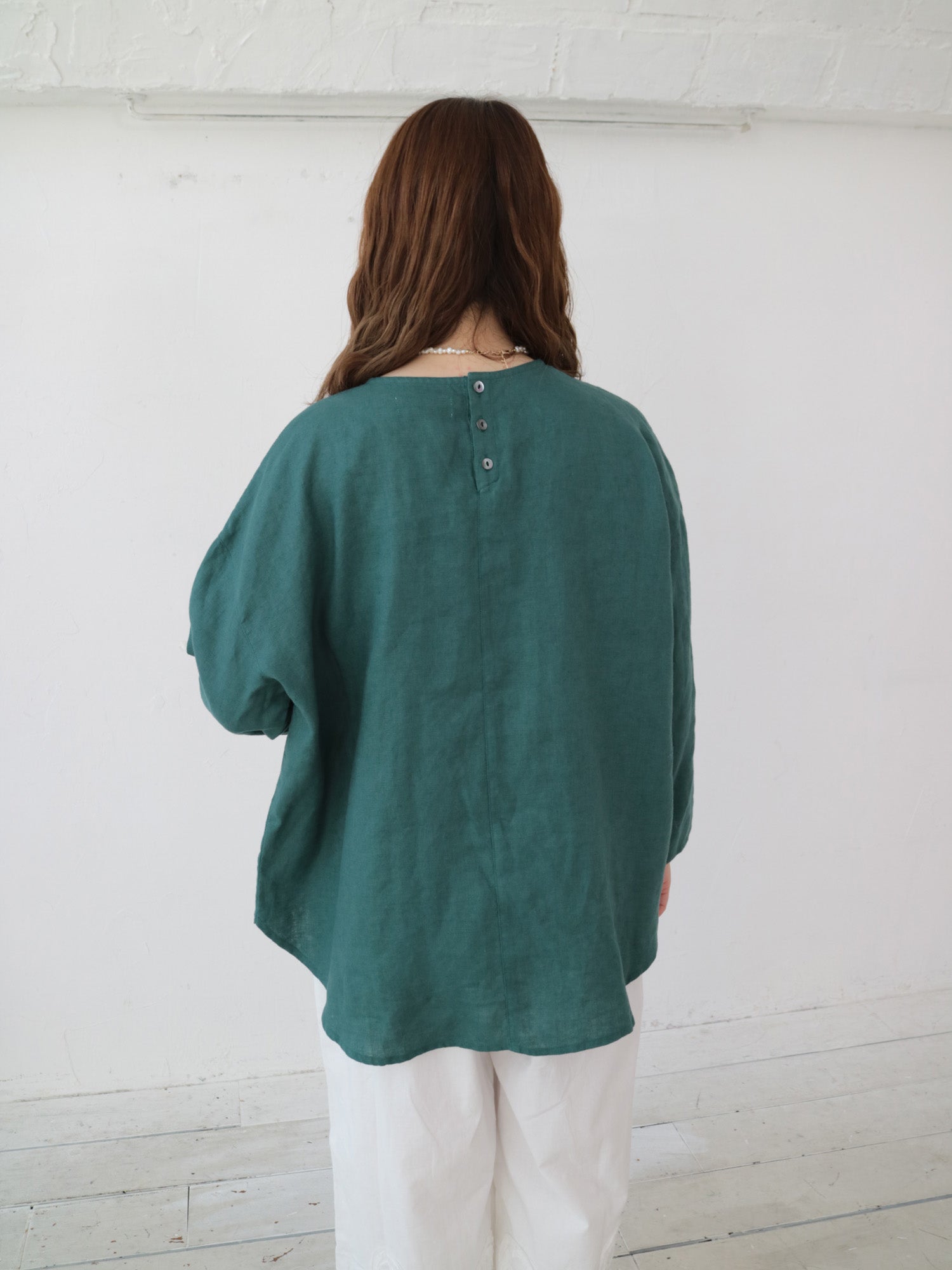 YARRA リネン100切替ブラウス YR-1543-239