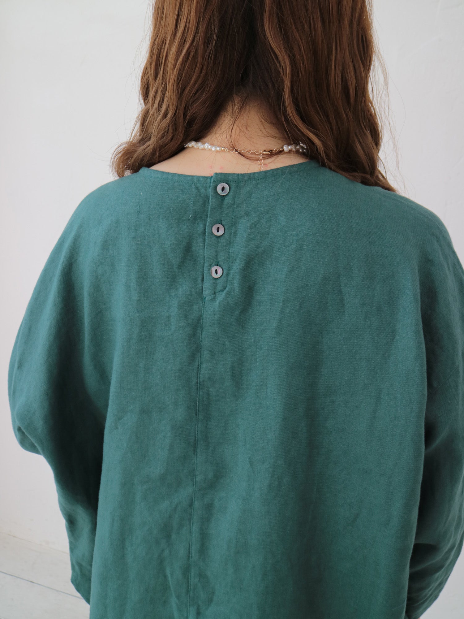 YARRA リネン100切替ブラウス YR-1543-239