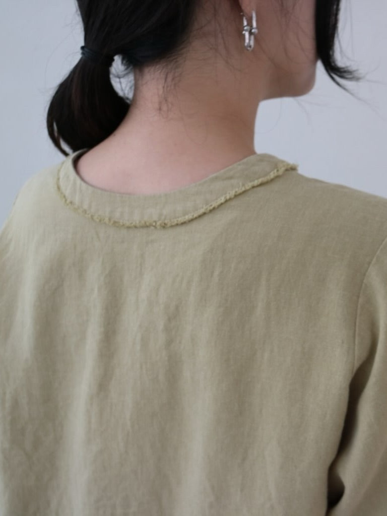 YARRA 2WAYフリンジカラーブラウス YR-1613-239