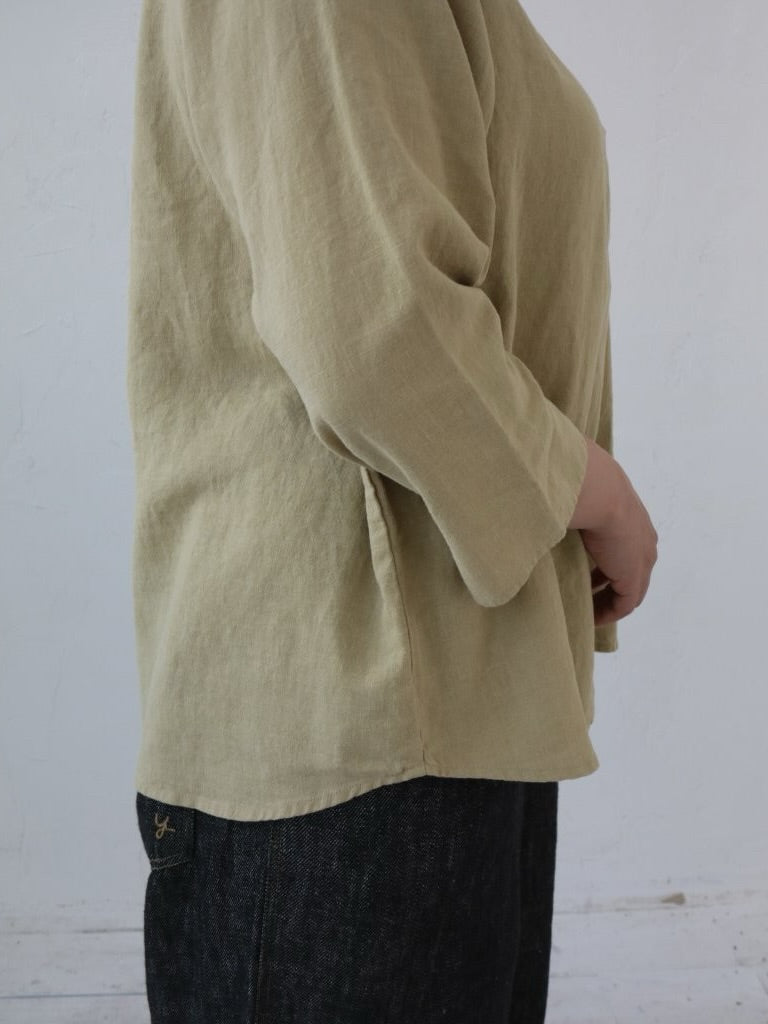 YARRA 2WAYフリンジカラーブラウス YR-1613-239