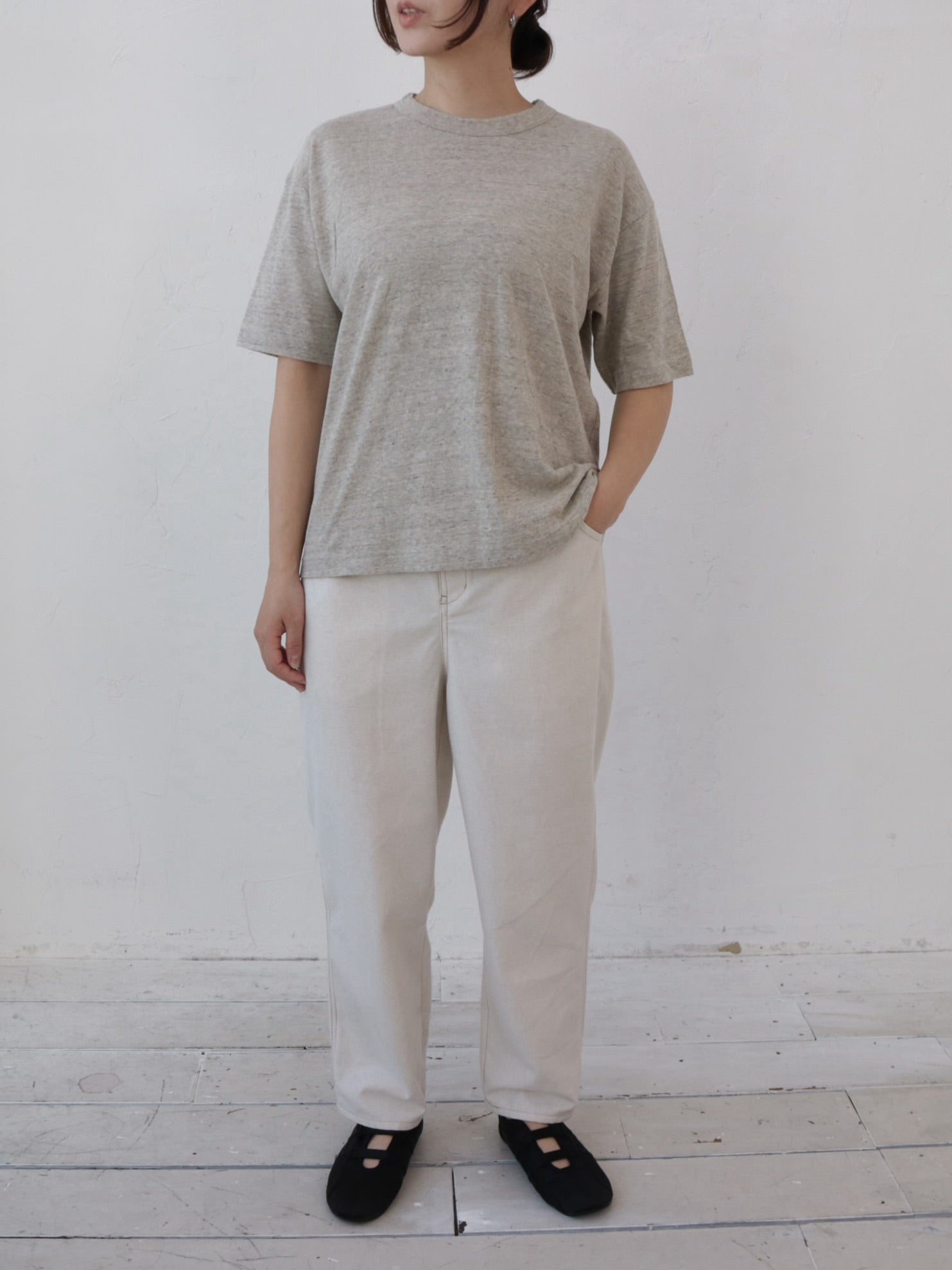 YARRA エコリバイバル半袖TEE YR-1511-202
