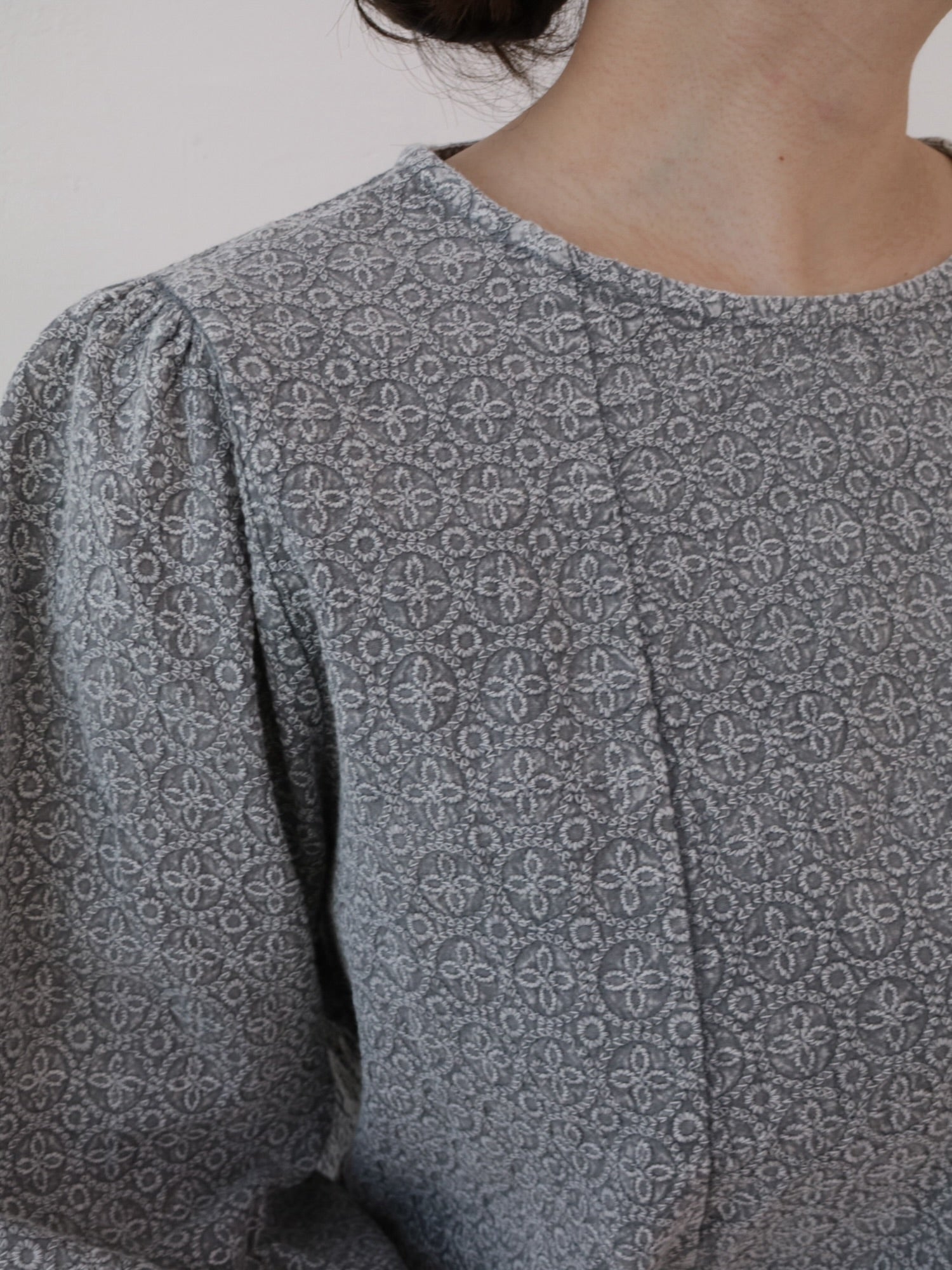 YARRA INDIAエンザイム刺繍ブラウス YR-1513-236